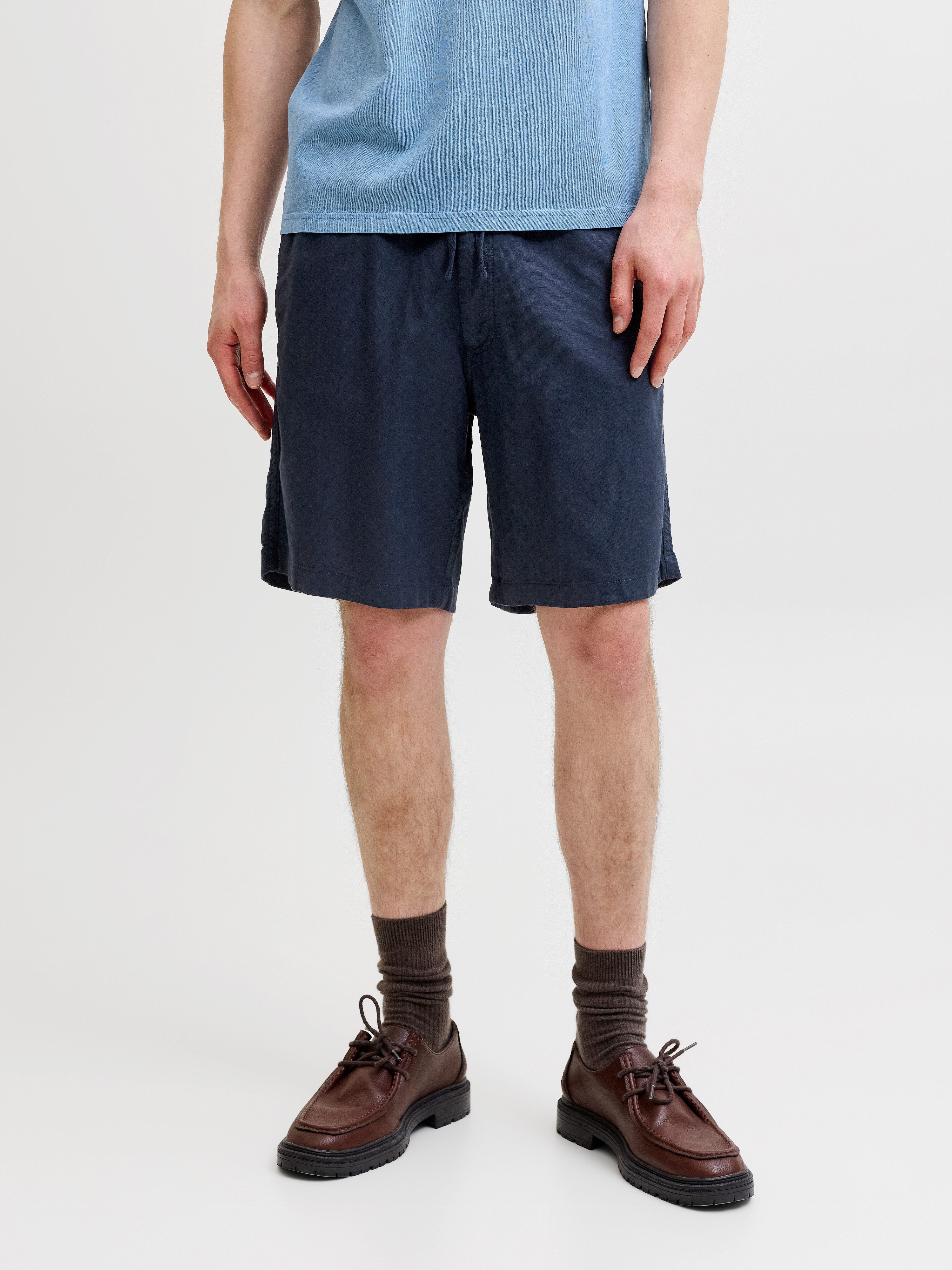 Jack & Jones Shorts JPSTJAIDEN HYBRID BONDI JOG SHORT REG SN Baumwollmischung, locker geschnitten