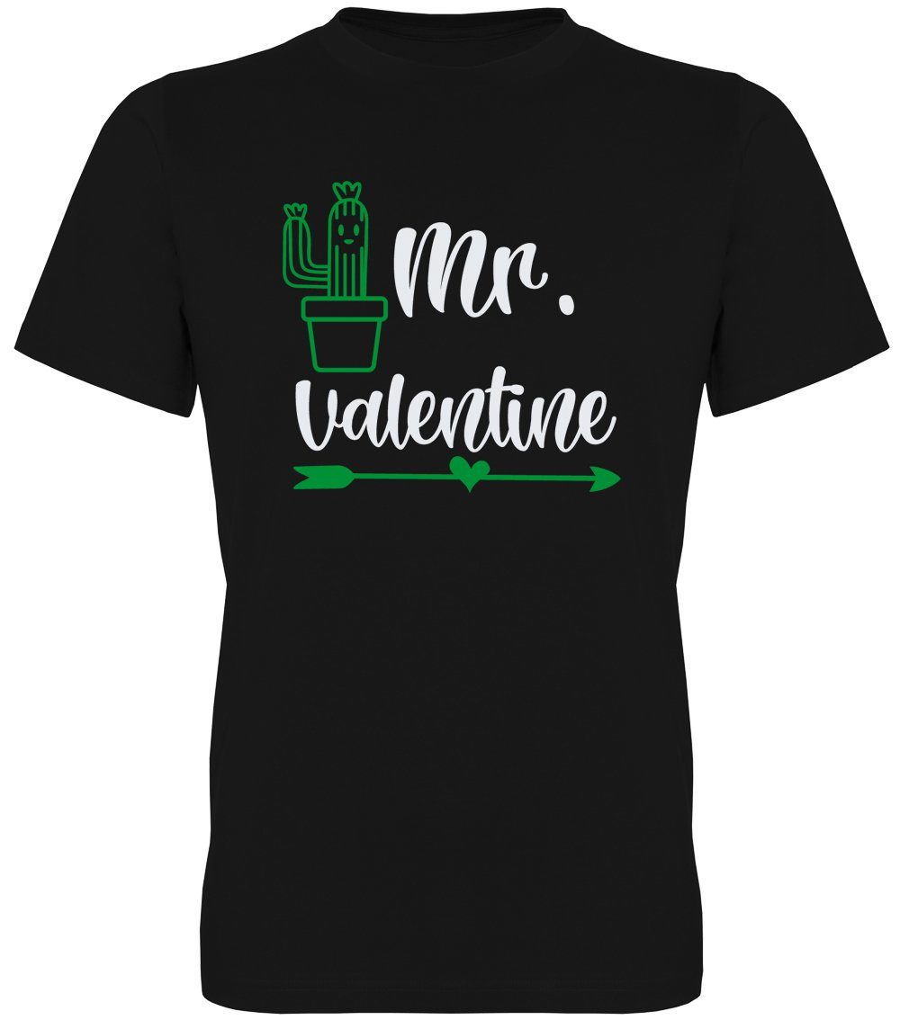 G-graphics T-Shirt Mr. Valentine Herren T-Shirt mit Frontprint zum Valentinstag