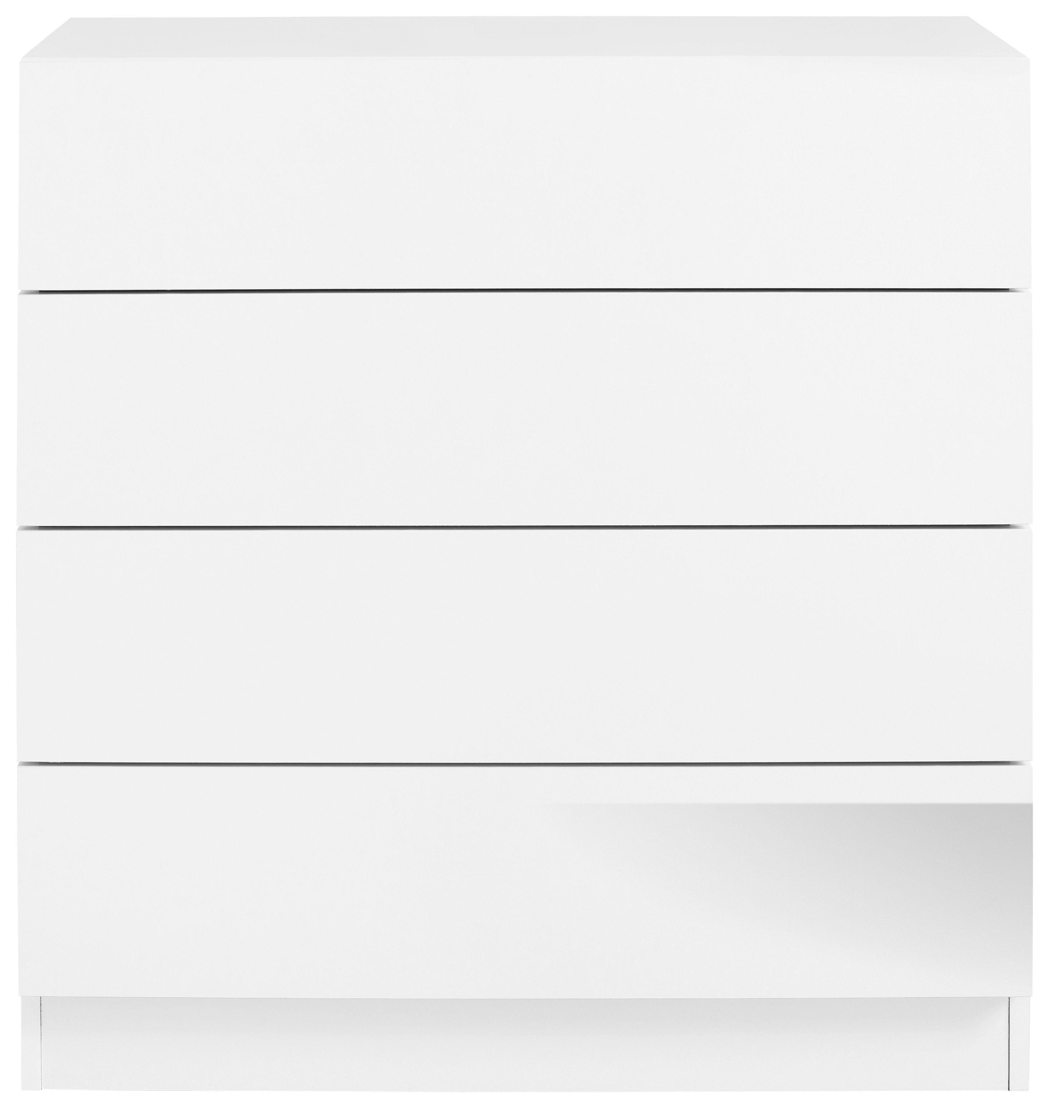 borchardt Möbel Kommode Vaasa, Kommode mit 4 Schubkästen auf Kugelführungen, Breite 76 cm