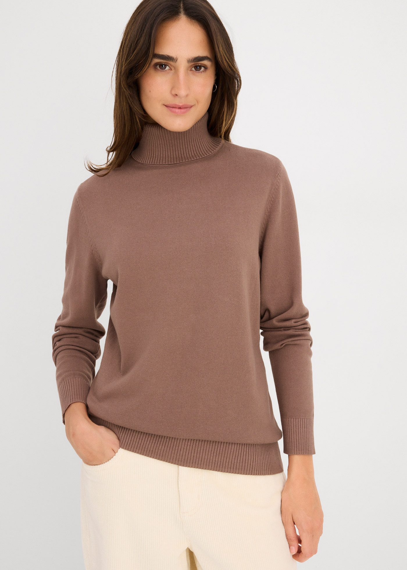 bonprix Rollkragenpullover Rollkragenpullover
