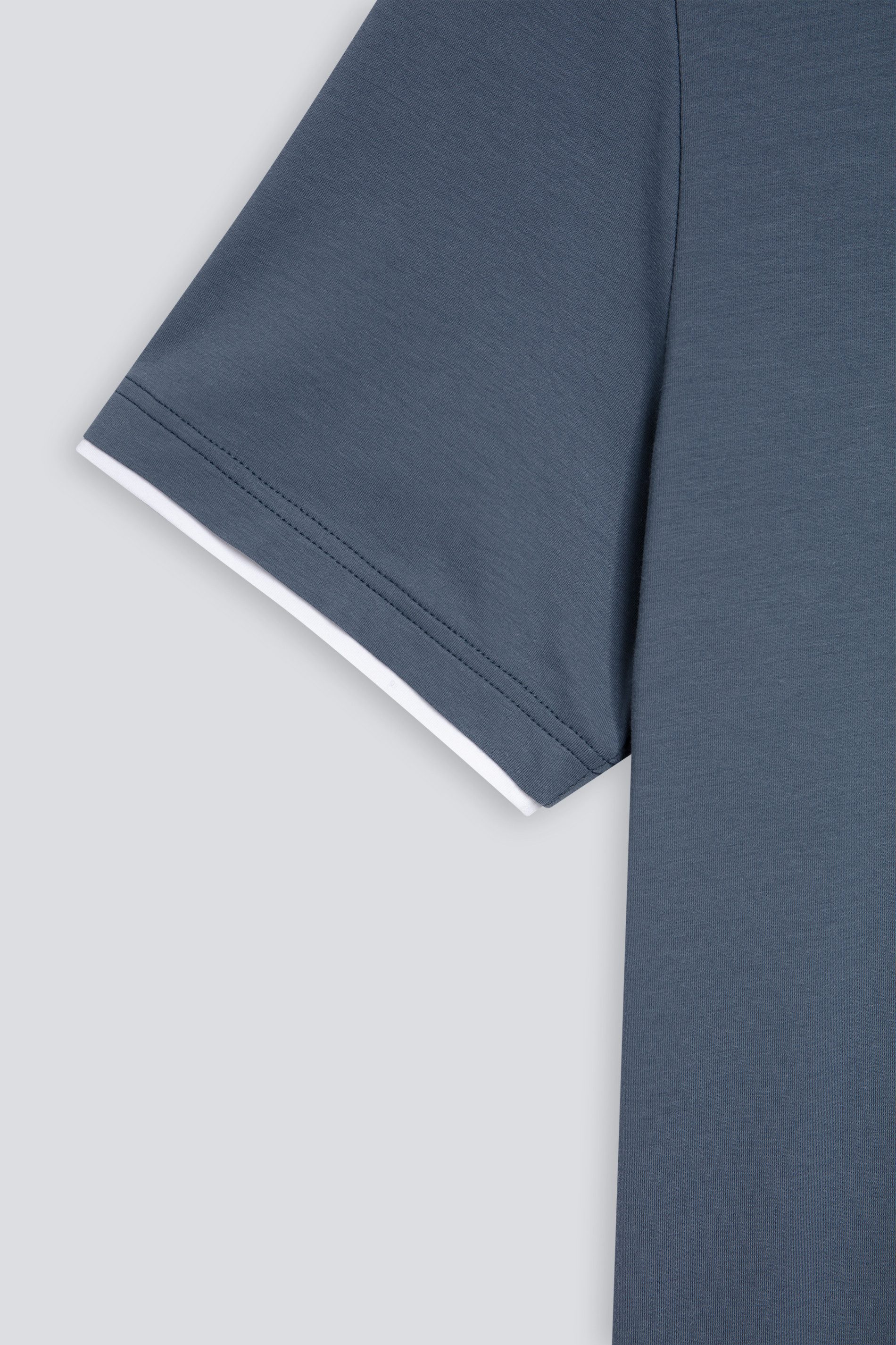 Mey Kurzarmshirt Mey Herren T-Shirt Serie Cotone Stretch Unifarben (1-tlg)