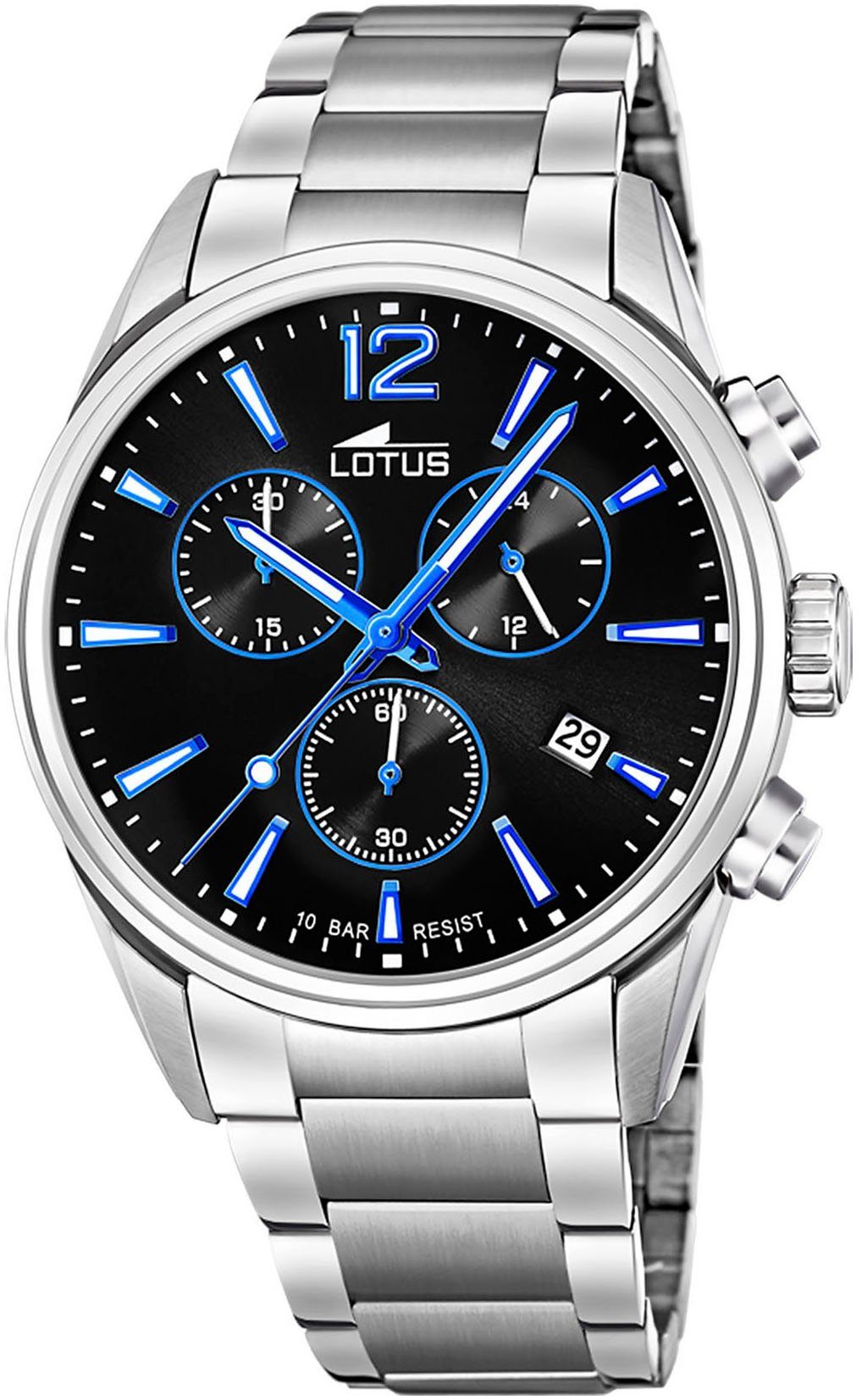 Lotus Chronograph 18690/6, Armbanduhr, Quarzuhr,Herrenuhr,Edelstahlarmband, günstig online kaufen