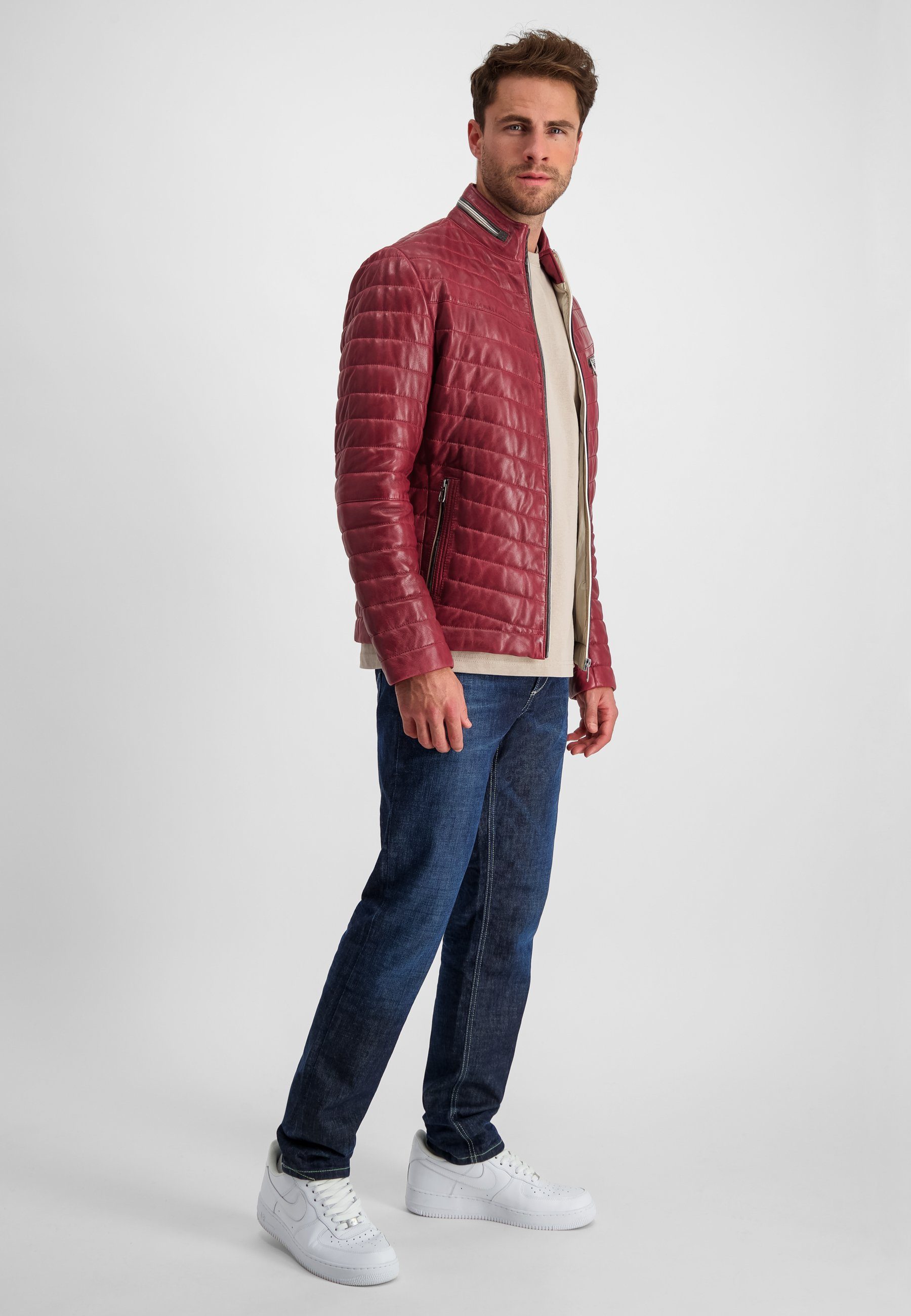 Milestone Lederjacke Damiano Steppjacke aus Lammleder günstig online kaufen