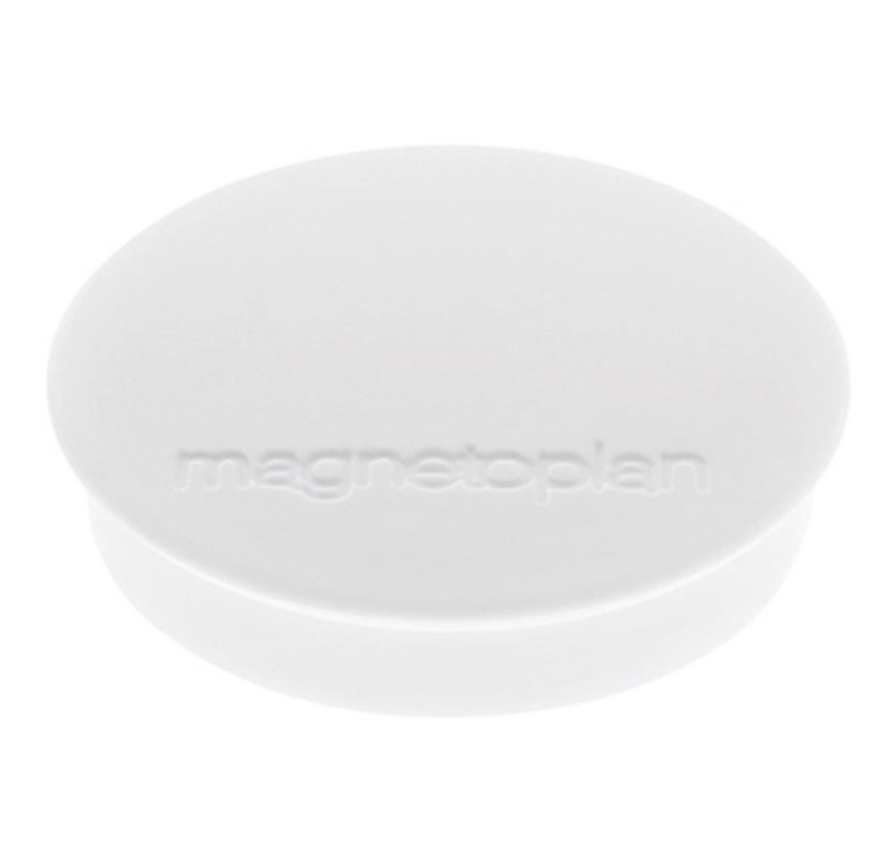 Thumbnail - magnetoplan® Magnet magnetoplan Magnet Discofix Standard (x H) 30 mm x 8 mm rund Weiß 10
