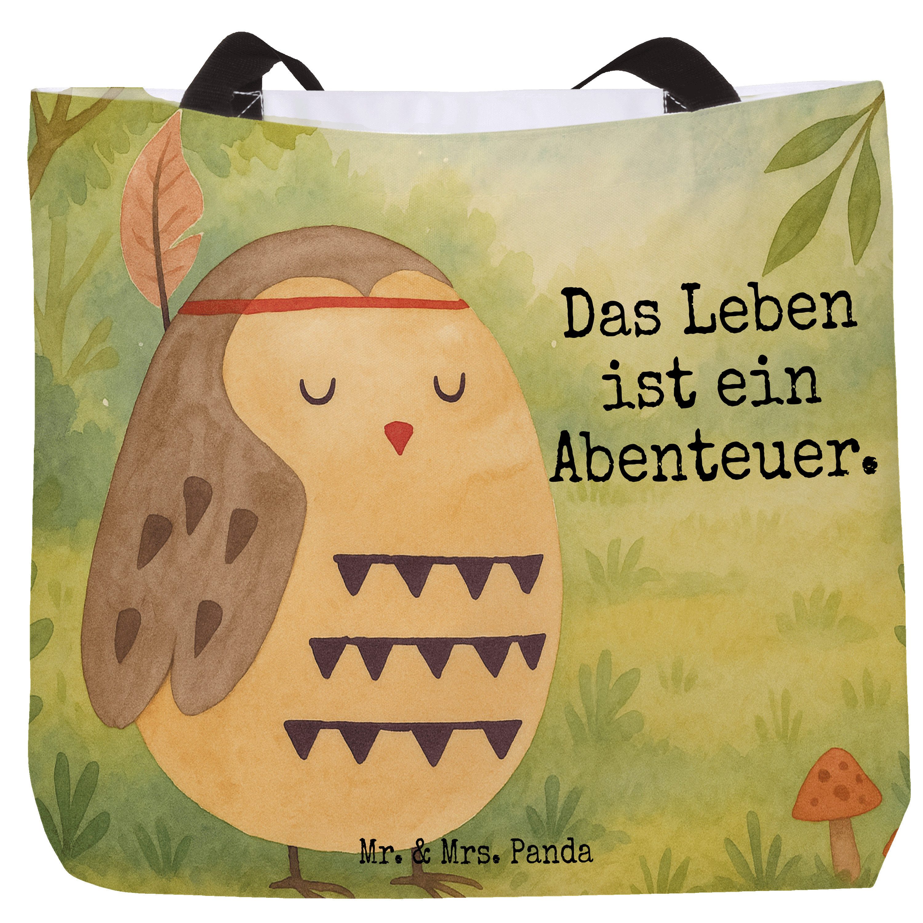 Shopper Eule Federschmuck Design, Schultasche, Weiß, Strandtasche, Dekoration