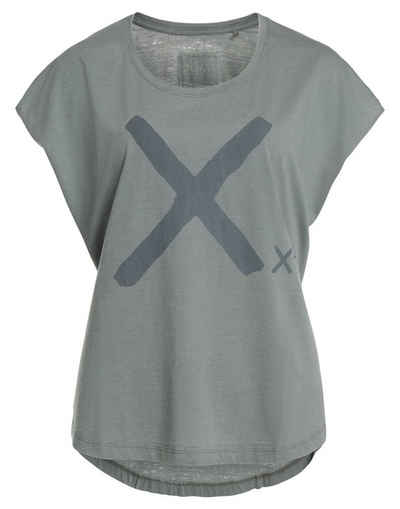 DAILY´S T-Shirt GUTTA: Oversized Damen T-Shirt mit Frontprint