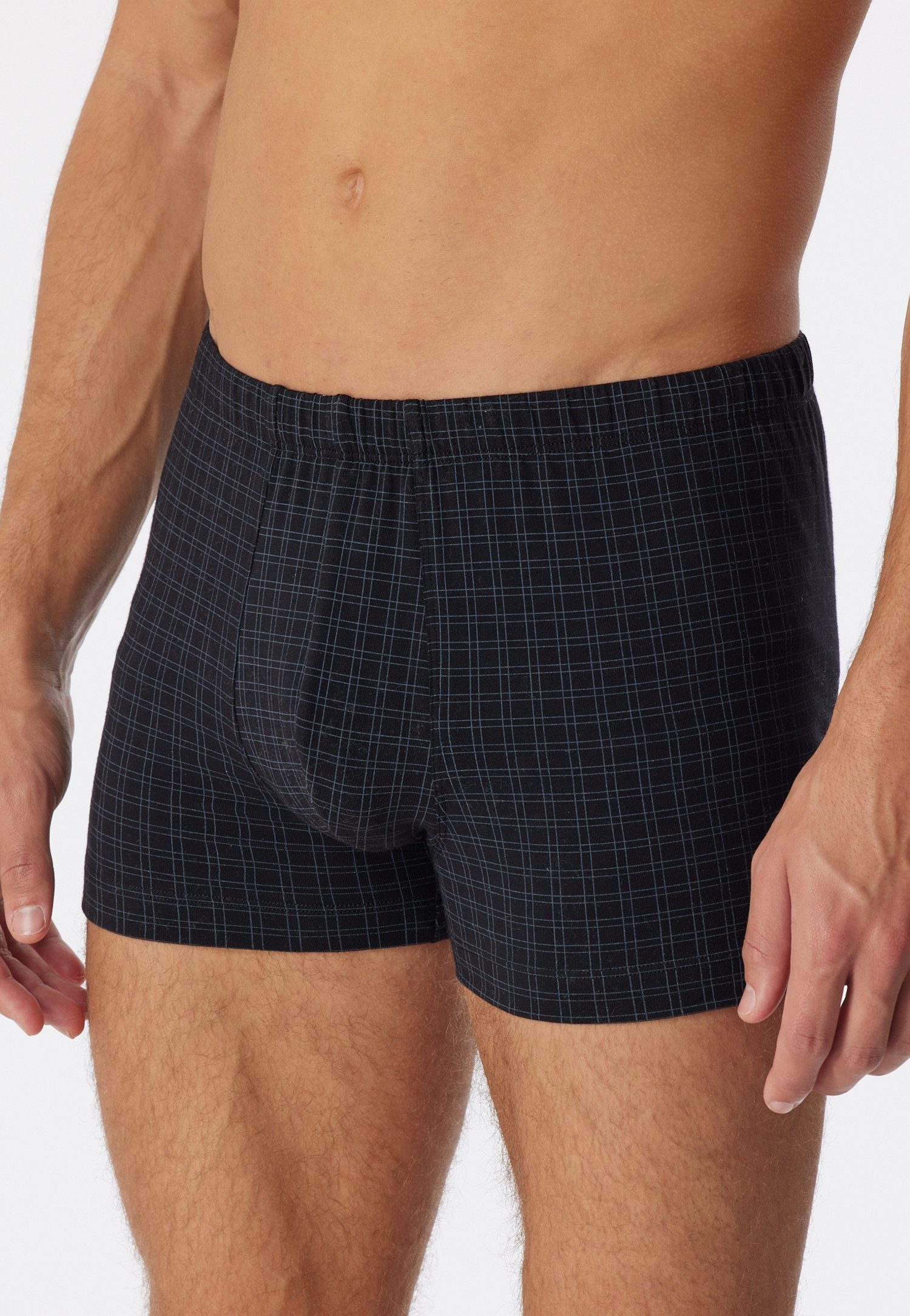 Schiesser Boxershorts Cotton Casual ohne Eingriff, kariert günstig online kaufen