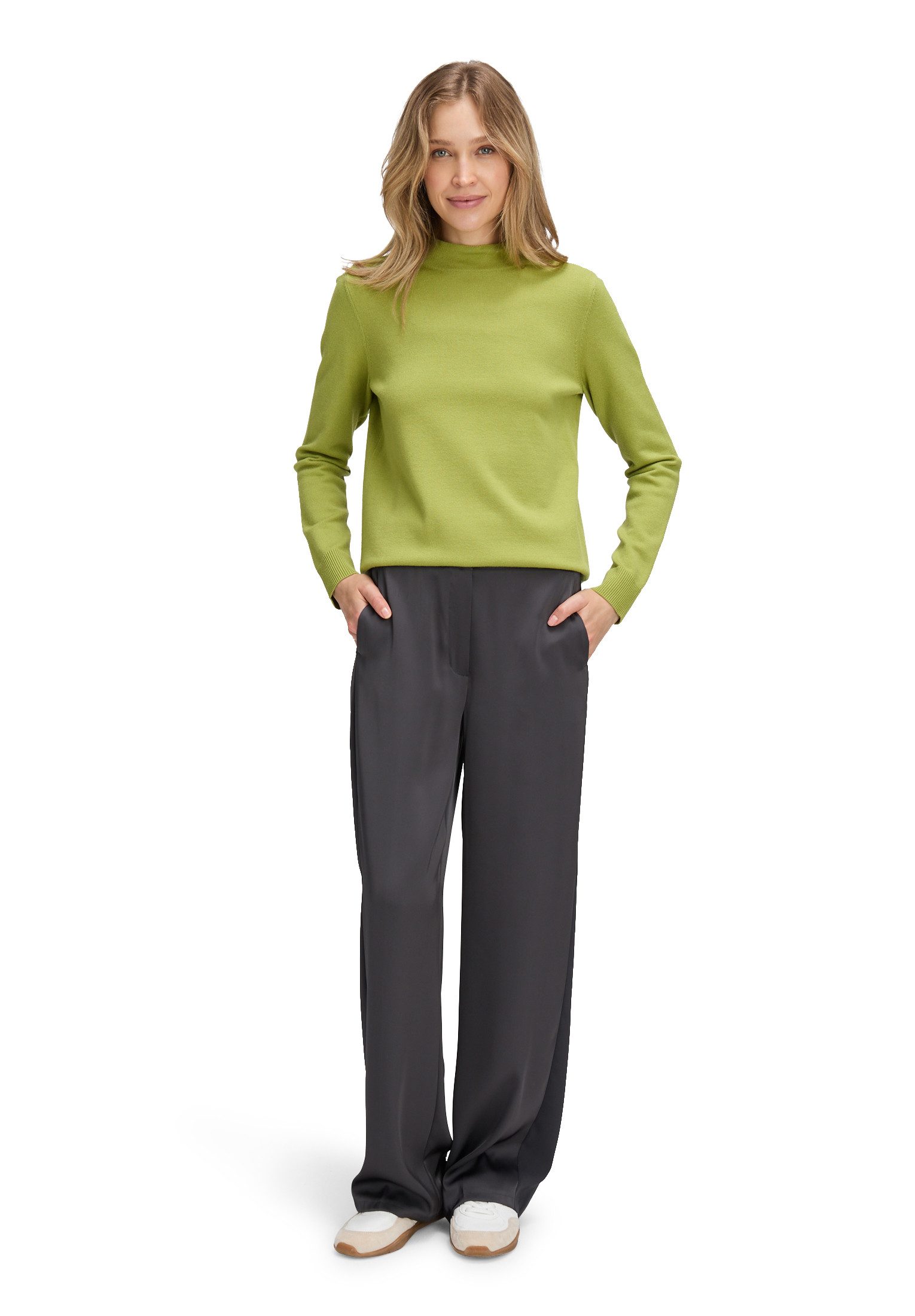 Betty Barclay Strickpullover Damen mit Stehkragen (1-tlg)