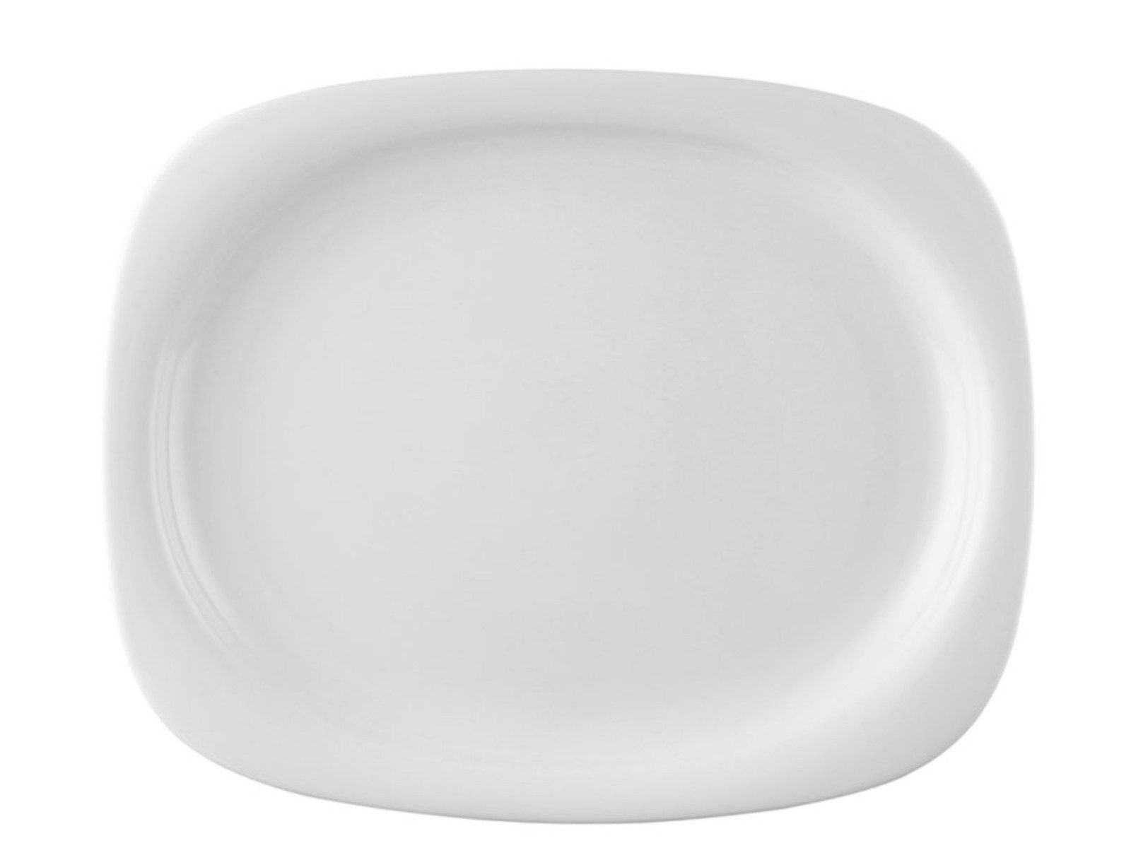 Rosenthal Servierplatte Suomi Weiss Platte 38 cm, Porzellan, (Platten), Platten