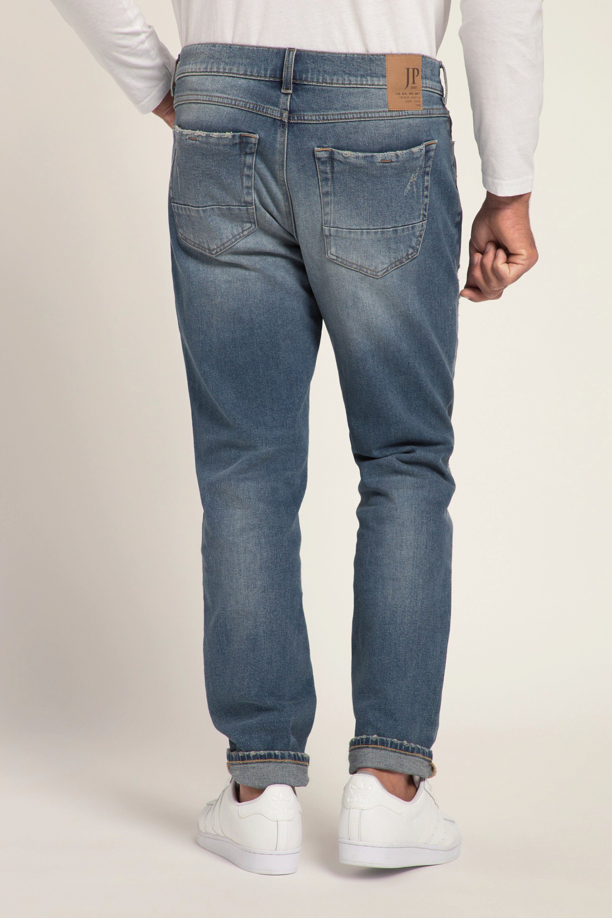 bleached FLEXNAMIC® 5-Pocket-Jeans Denim Jeans JP1880 Destroy-Look