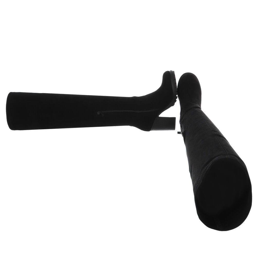 Ital-Design Overkneestiefel mit Blockabsatz für Damen, hochqualitativ Overk günstig online kaufen