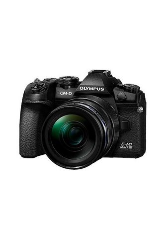 Olympus »E-M1 Mark III 1240mm Kit blk/blk« Sys...