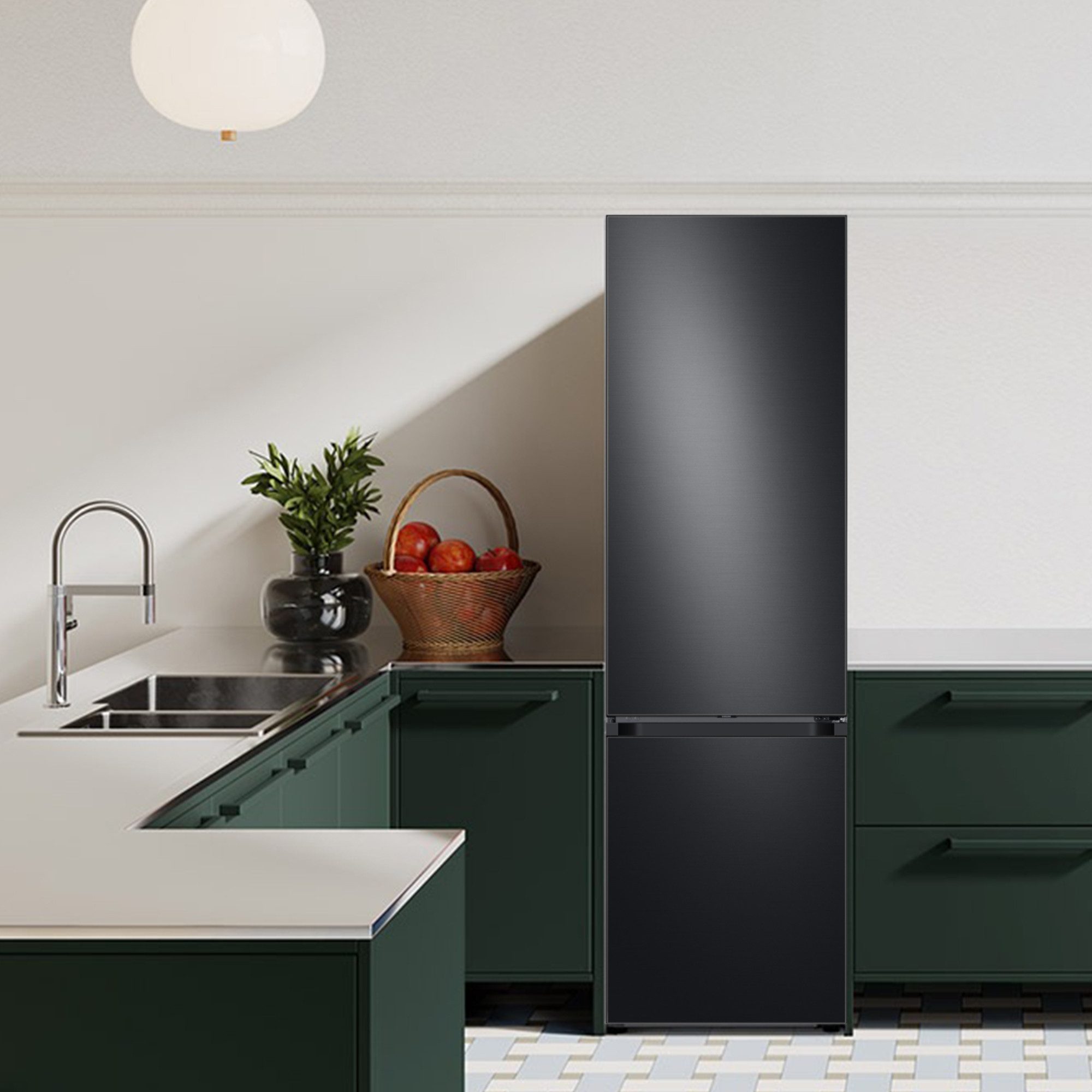 Samsung Kühl-/Gefrierkombination 8000 Serie RL38C7B5BB1, 203 cm hoch, 59,5 cm breit