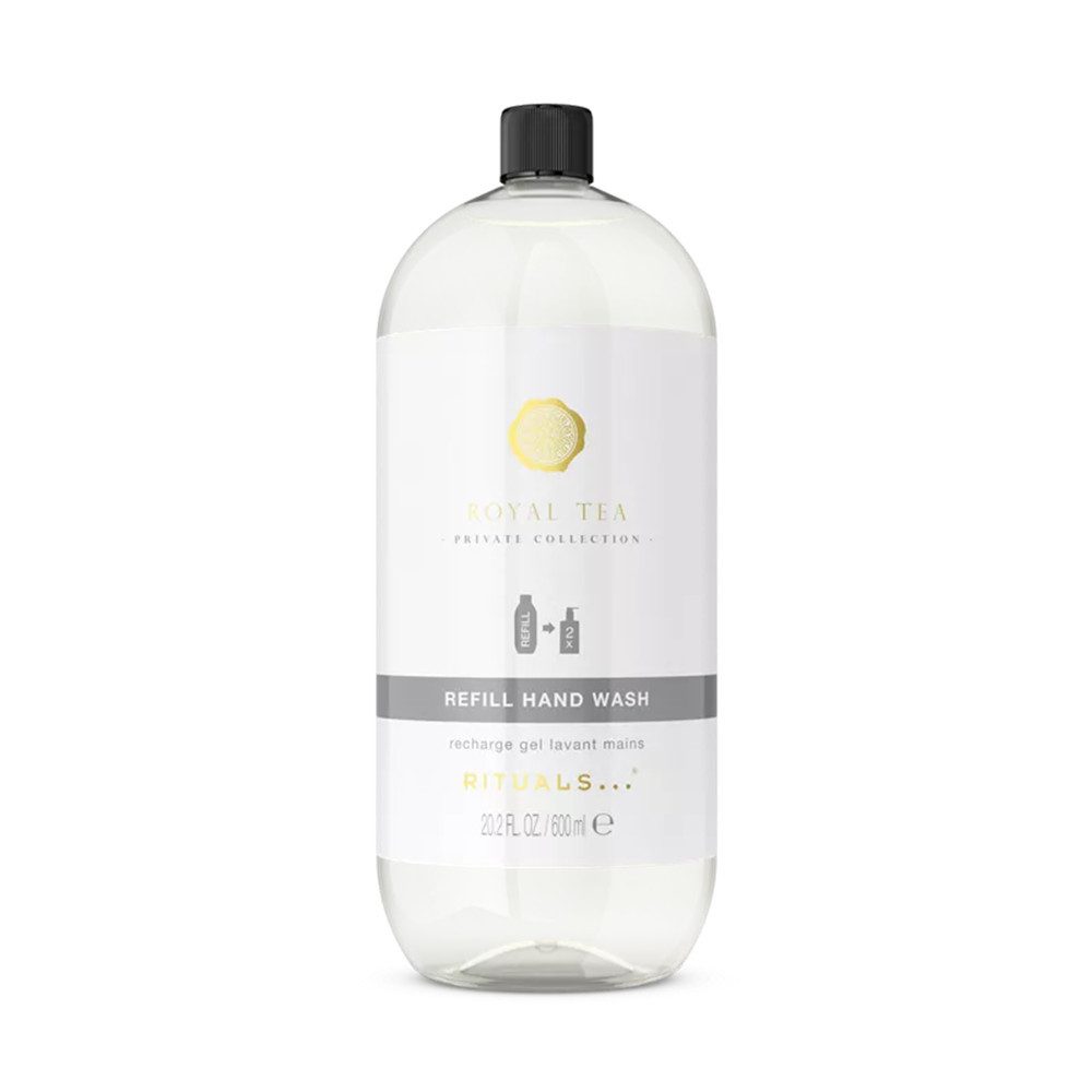 Rituals Flüssigseife Rituals Private Collection Royal Tea Refill Hand Wash 600ml, 1-tlg., Sanfte, pflegende Handseife mit Royal Tea Duft