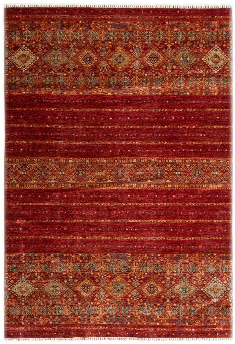 Orientteppich Arijana Shaal 201x290 Handgeknüpfter Orientteppich, Nain Trading, rechteckig, Höhe: 5 mm
