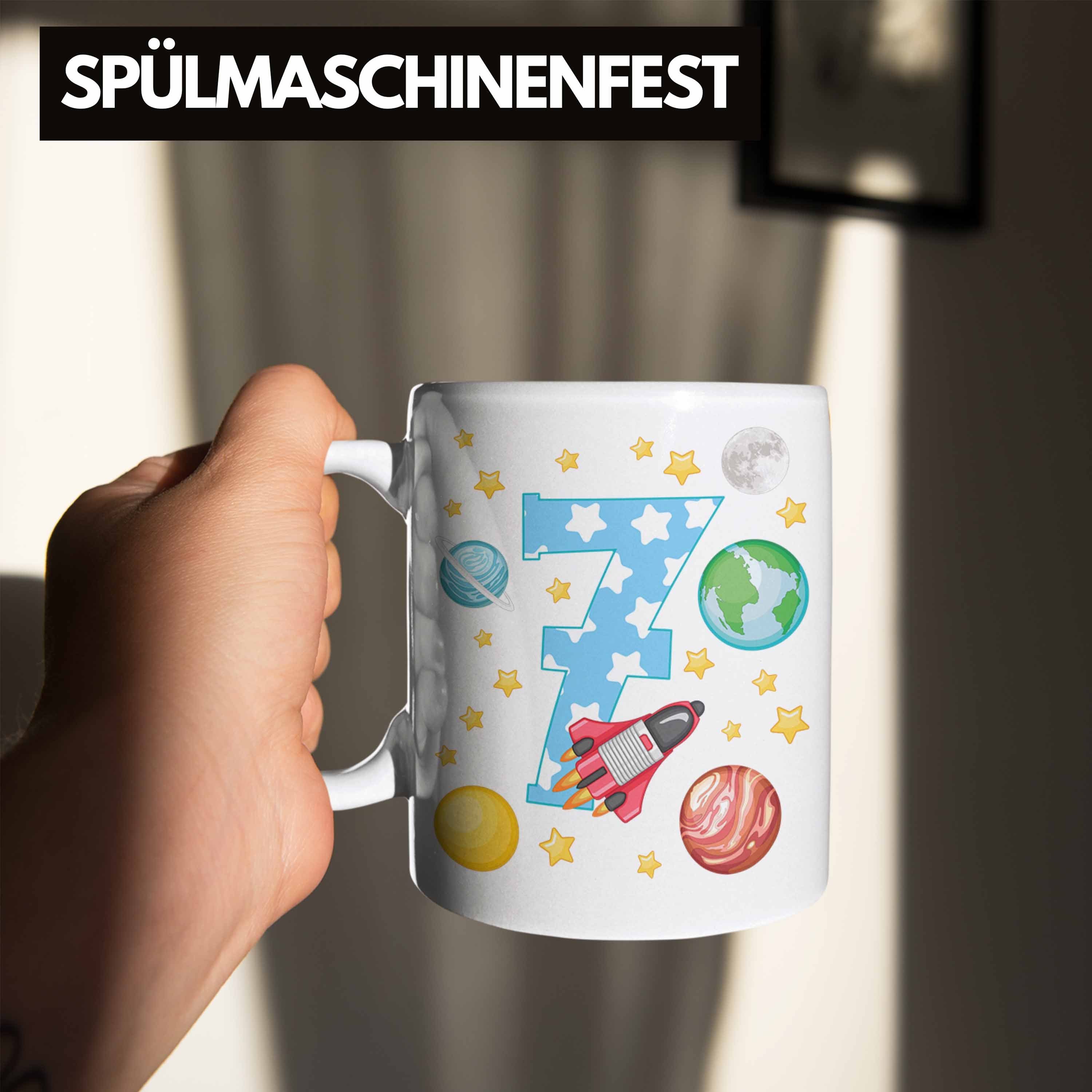 Trendation Bday Geburtstag Tasse Trendation Tasse Siebter Geschenkidee Junge 7. Kakaotasse Mädchen Becher - Alt Geschenk Weiss Jahre 7