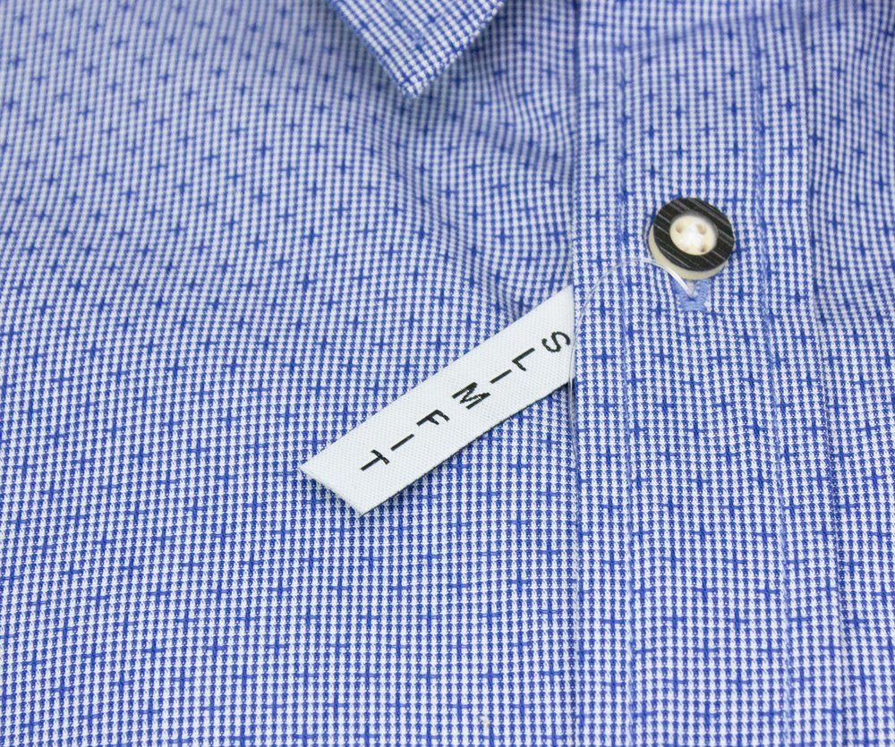 Maddox Trachtenhemd Maddox Herren Slim Fit Trachtenhemd 'Milo' - Blau