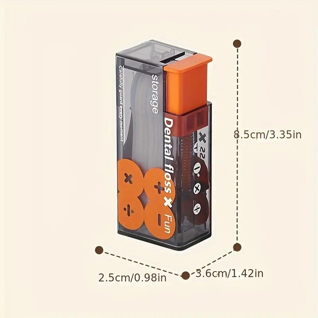 Pop-up-Aufbewahrungsbox Plastik Frischhaltedose Zahnseide, Tragbare automatische für TUABUR