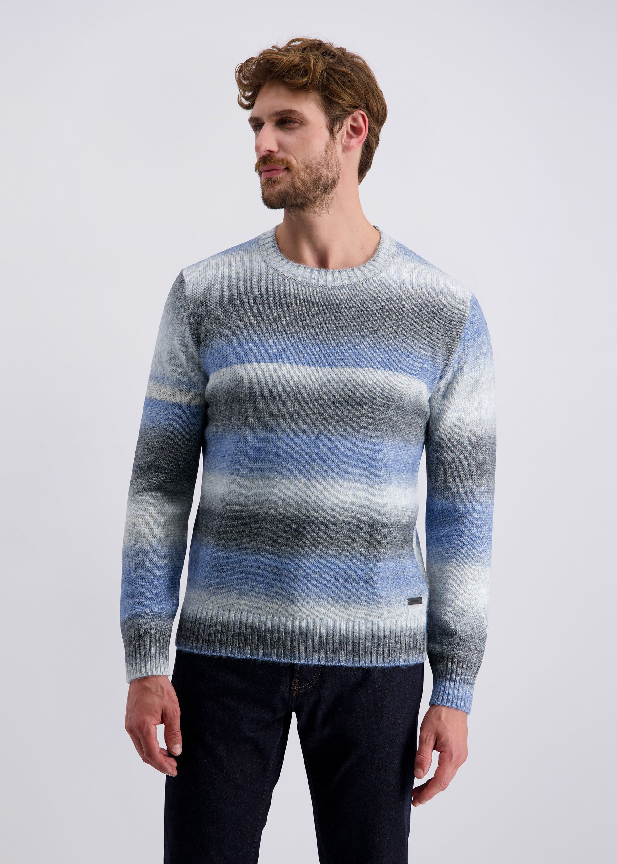 Pierre Cardin Strickpullover Im Ombré-Muster