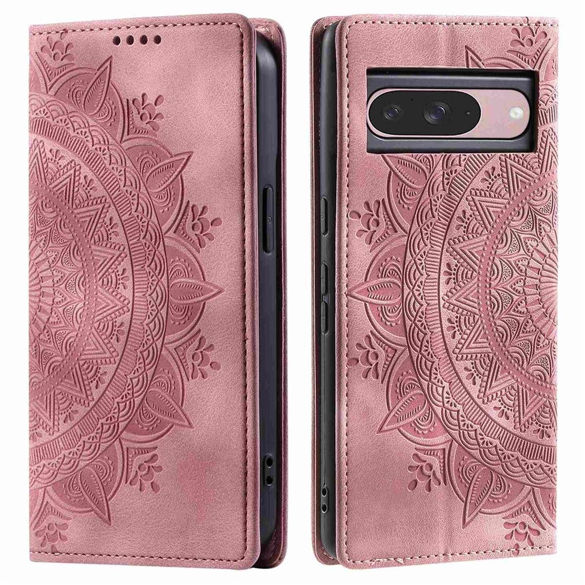 CoverKingz Handyhülle Hülle für Google Pixel 10/10 Pro Handyhülle Flip Case Cover Tasche, Mandala