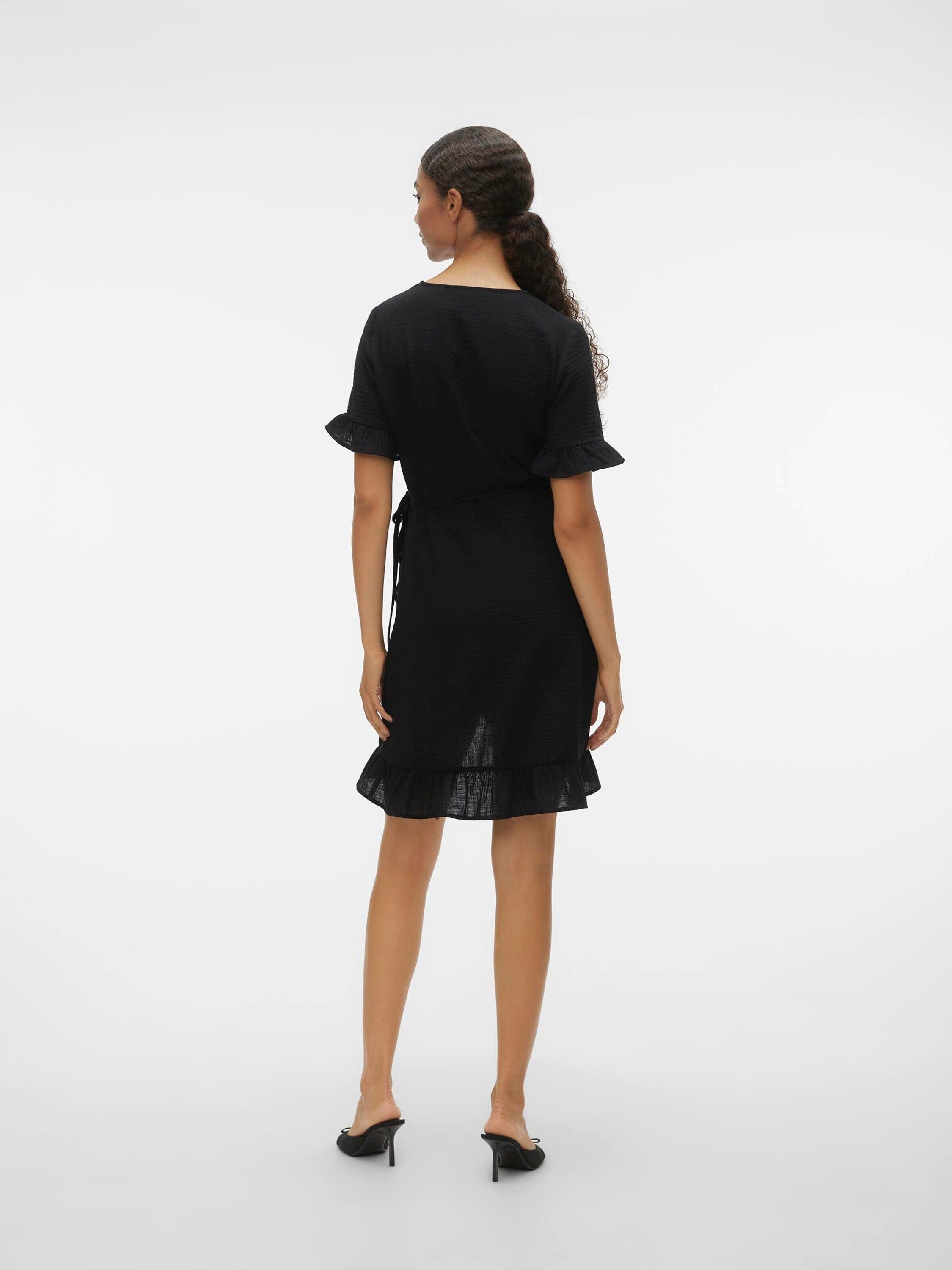 Vero Moda Minikleid Chris (1-tlg) Wickel-Design