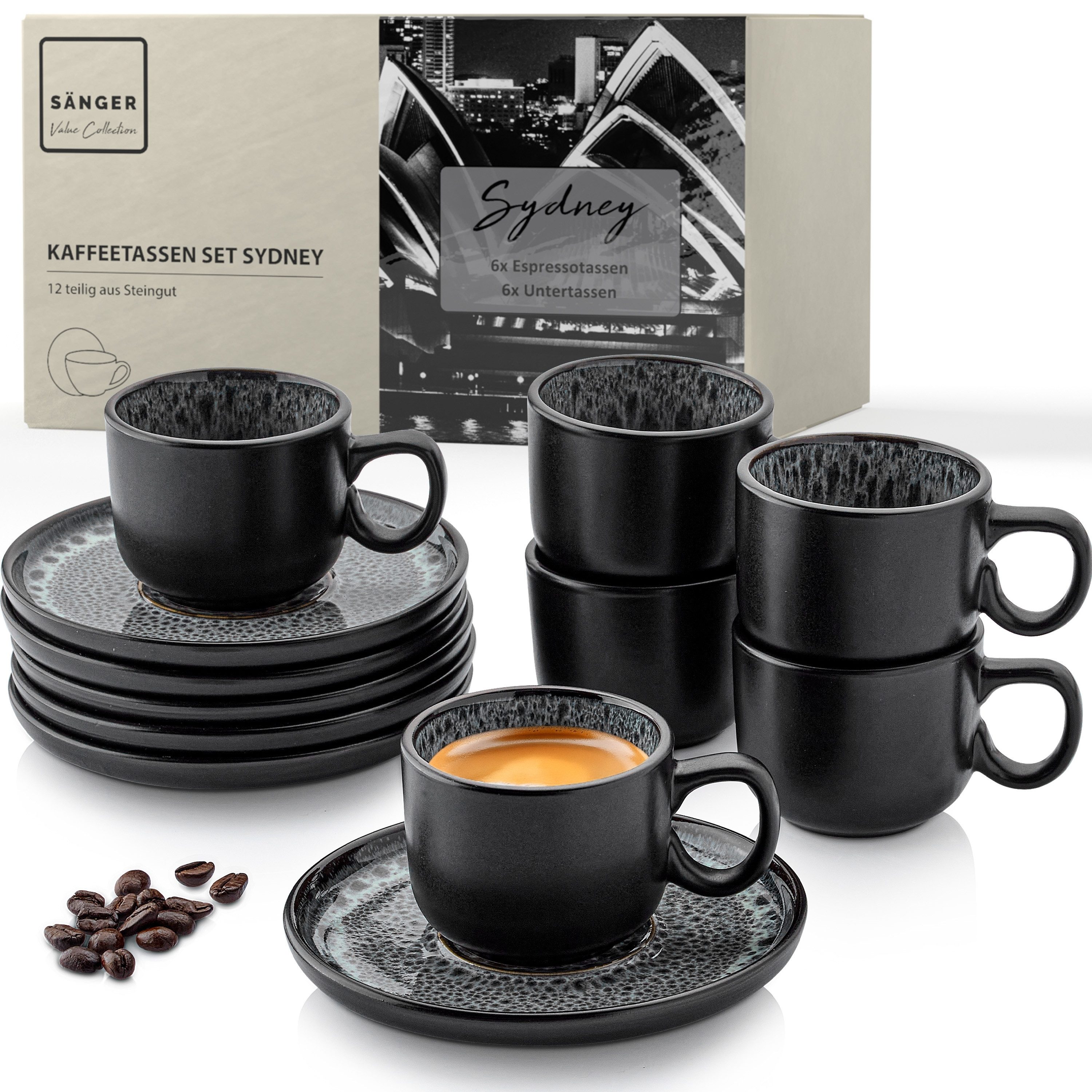 Espressotasse Set Sydney 12 tlg.