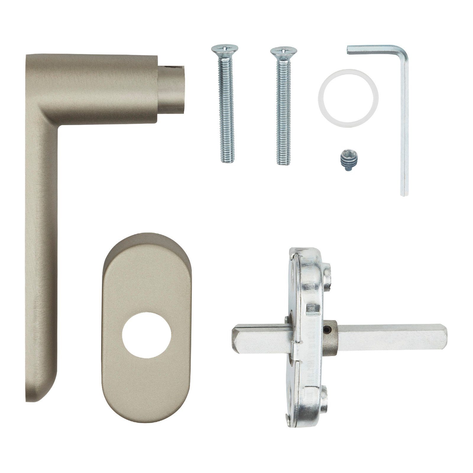 SO-TECH® Fenstergriff SAM Fensterolive auf Oval-Rosette günstig online kaufen