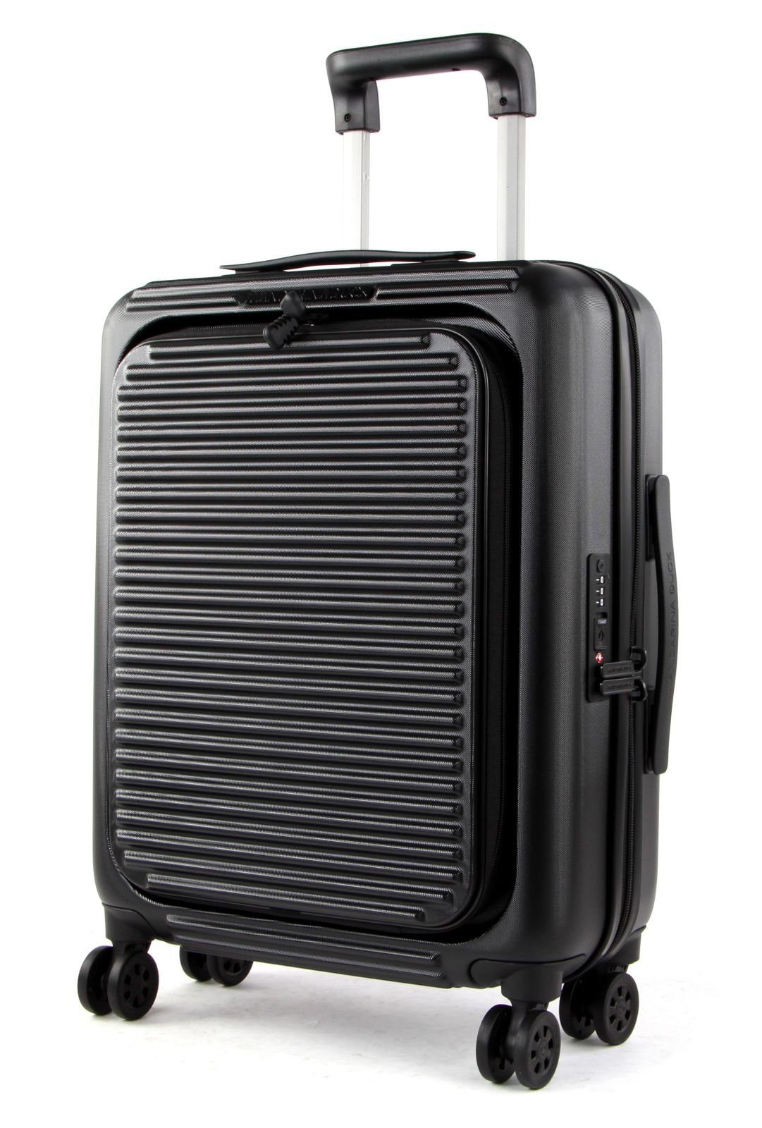 Mandarina Duck Hartschalen-Trolley Tank Case, 4 Black Rollen