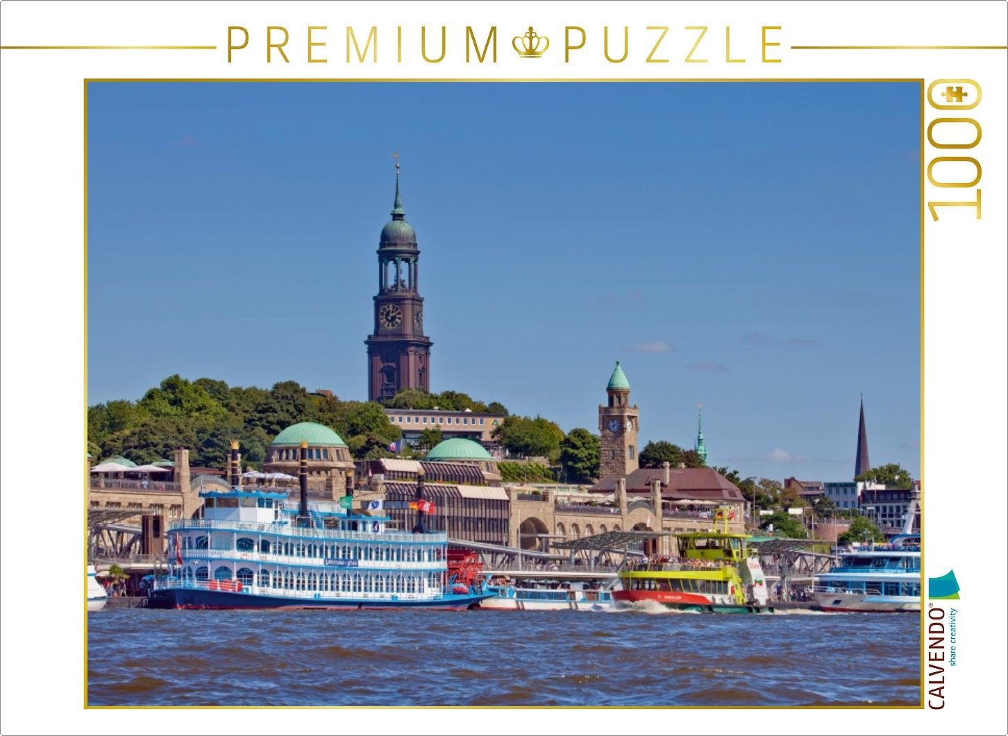 CALVENDO Puzzle CALVENDO Puzzle HAMBURG Landungsbrücken günstig online kaufen