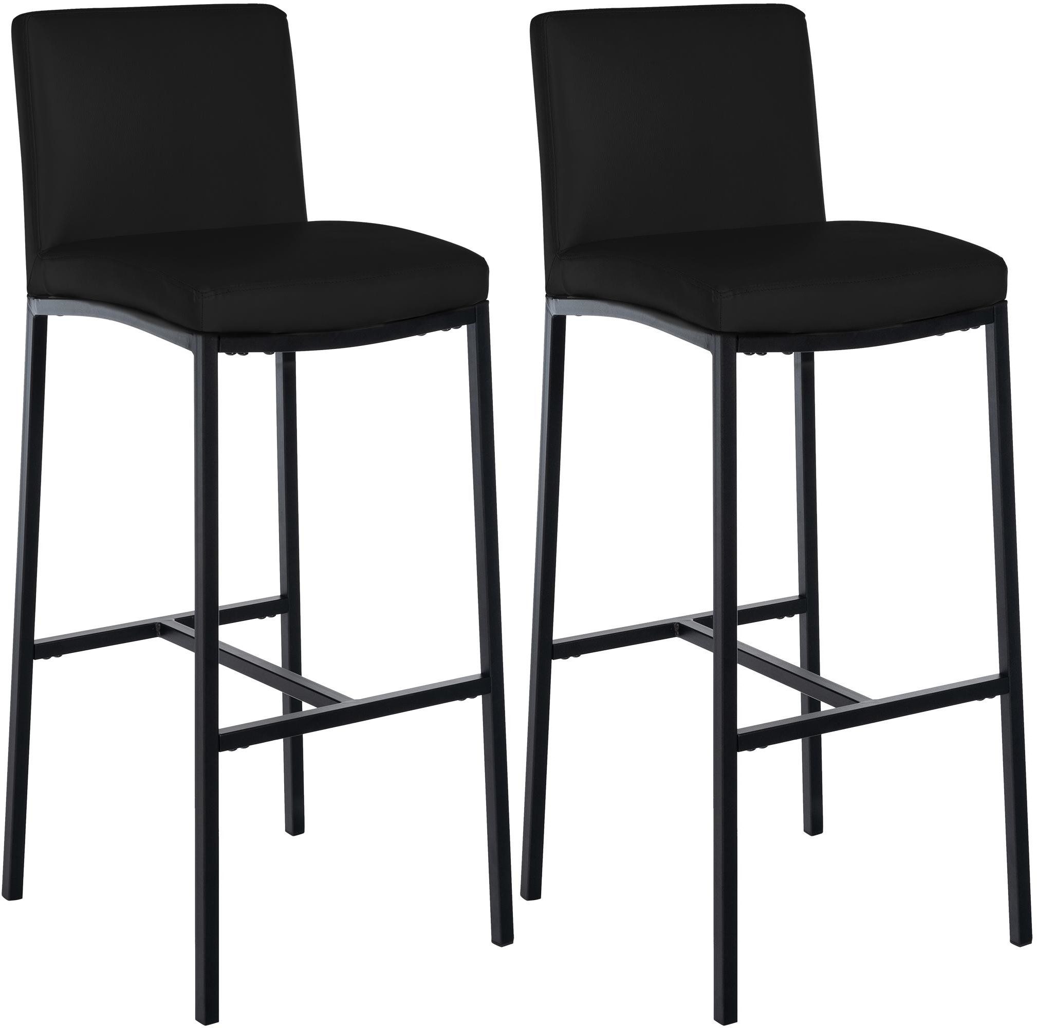 CLP Barhocker Freeport (Set, 2er), mit Vierfußgestell und Rückenlehne