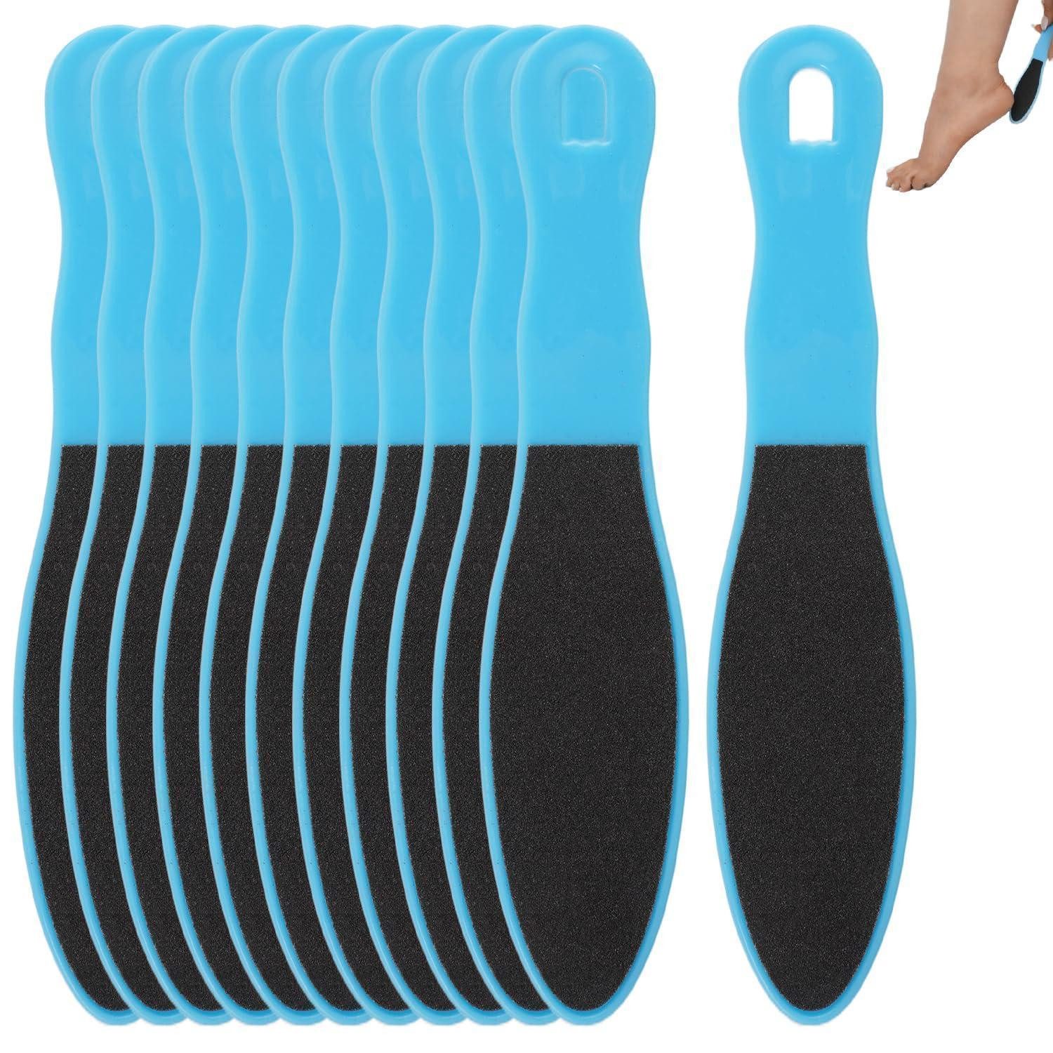 LuxusKollektion Hornhautfeile Hornhautfeile Fussfeile Set 12tlg Blau 16cm