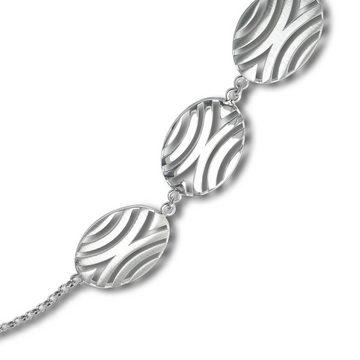 Balia Silberarmband Balia Damenarmband 925 Silber matt/glanz (Armband), Damen Armband (Afrika) ca. 19,3cm, 925 Sterling Silber, Farbe: silber