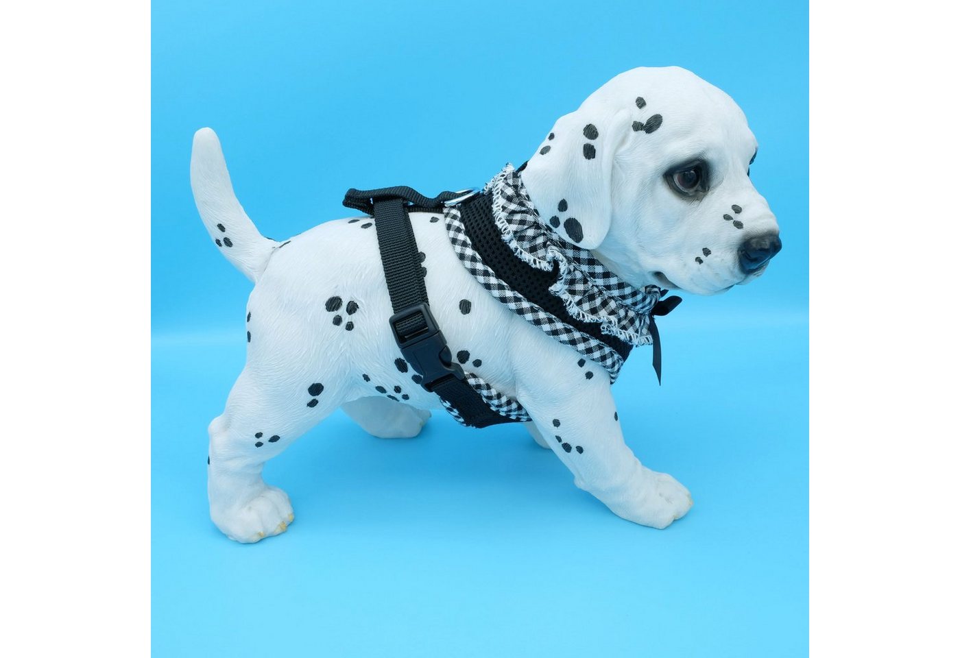 Thumbnail - Alvonja Hunde-Geschirr Hundegeschirr kleine, mittlere Hunde, Hundemantel Vichy Karo, S, verstellbar, verschiedene Größen