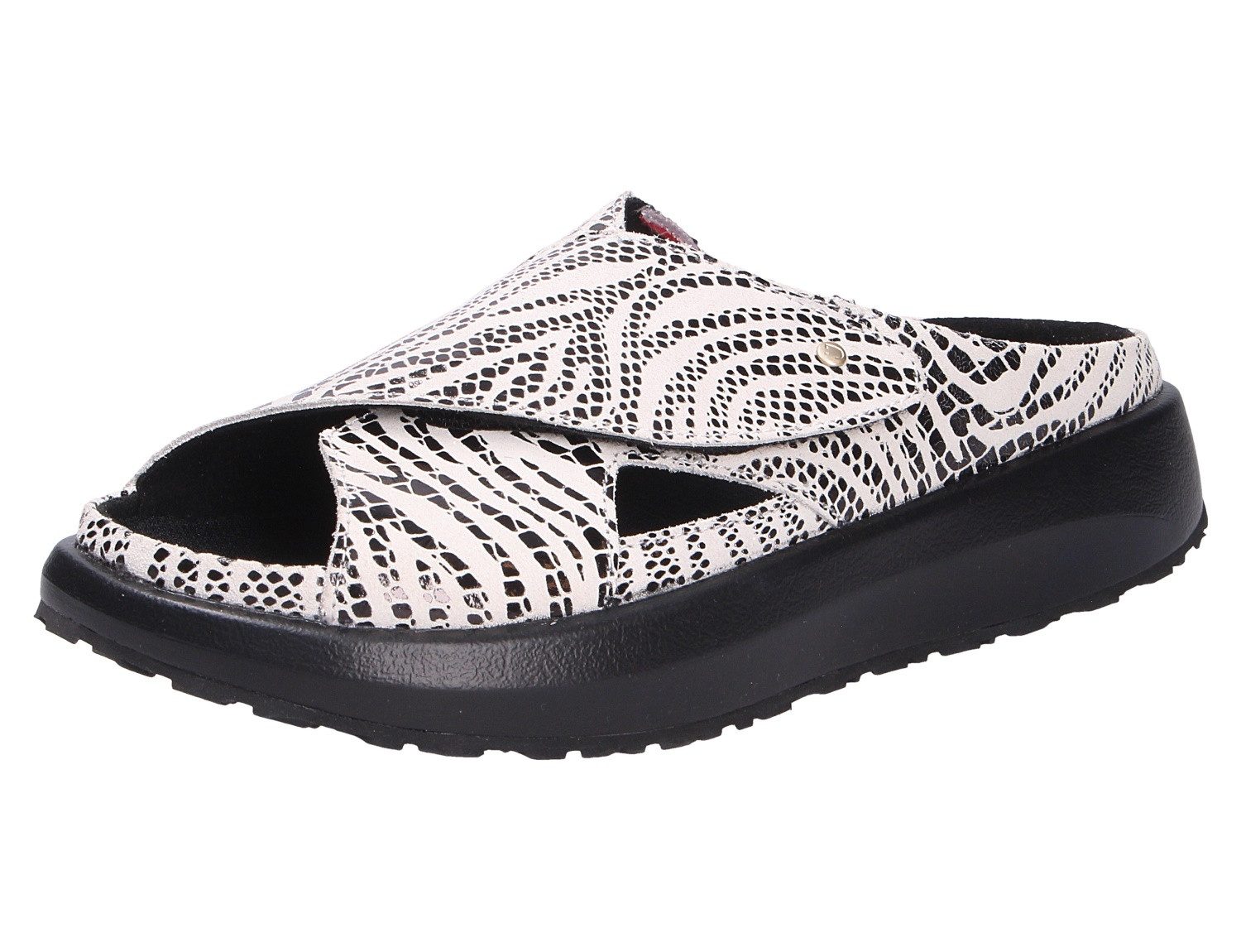 Joya Alicante W Black-white Pantolette Hochwertige Qualität