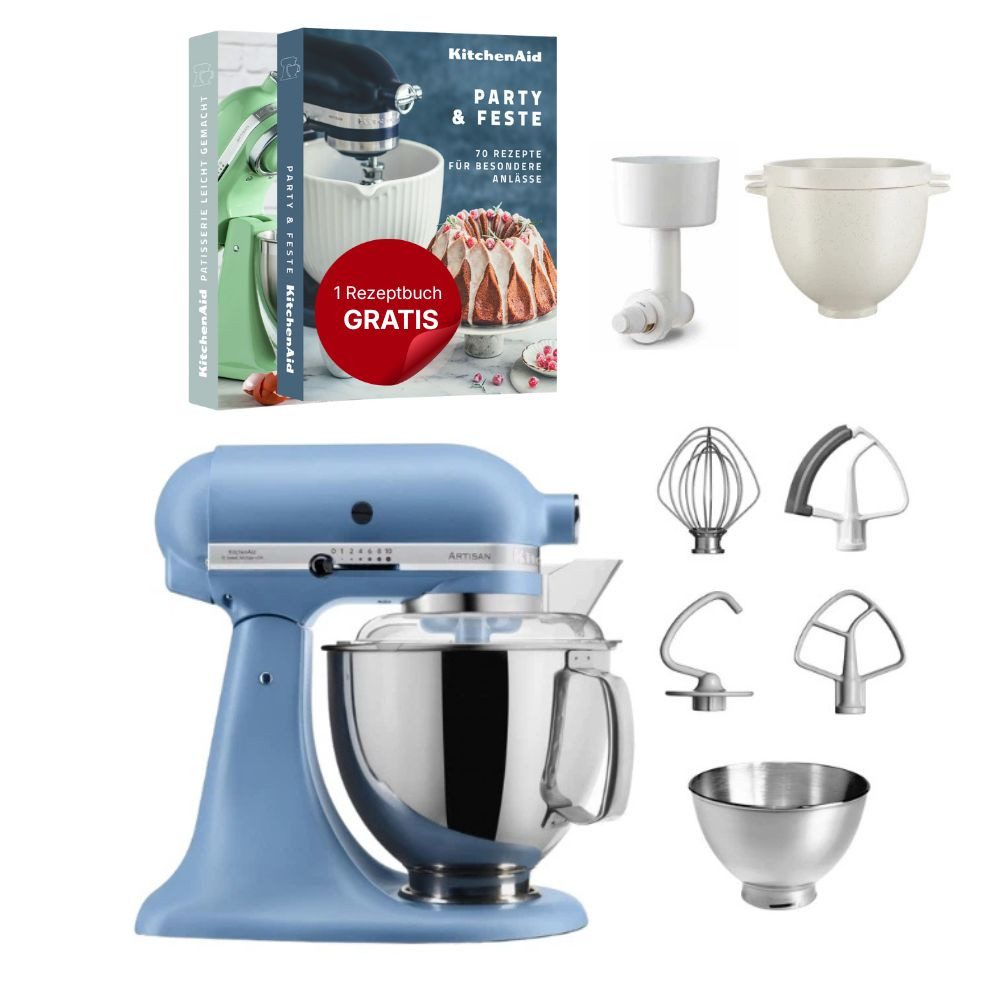 KitchenAid Küchenmaschine KitchenAid 4,8 L 5KSM175 Kuechenmaschine Breadlover Set