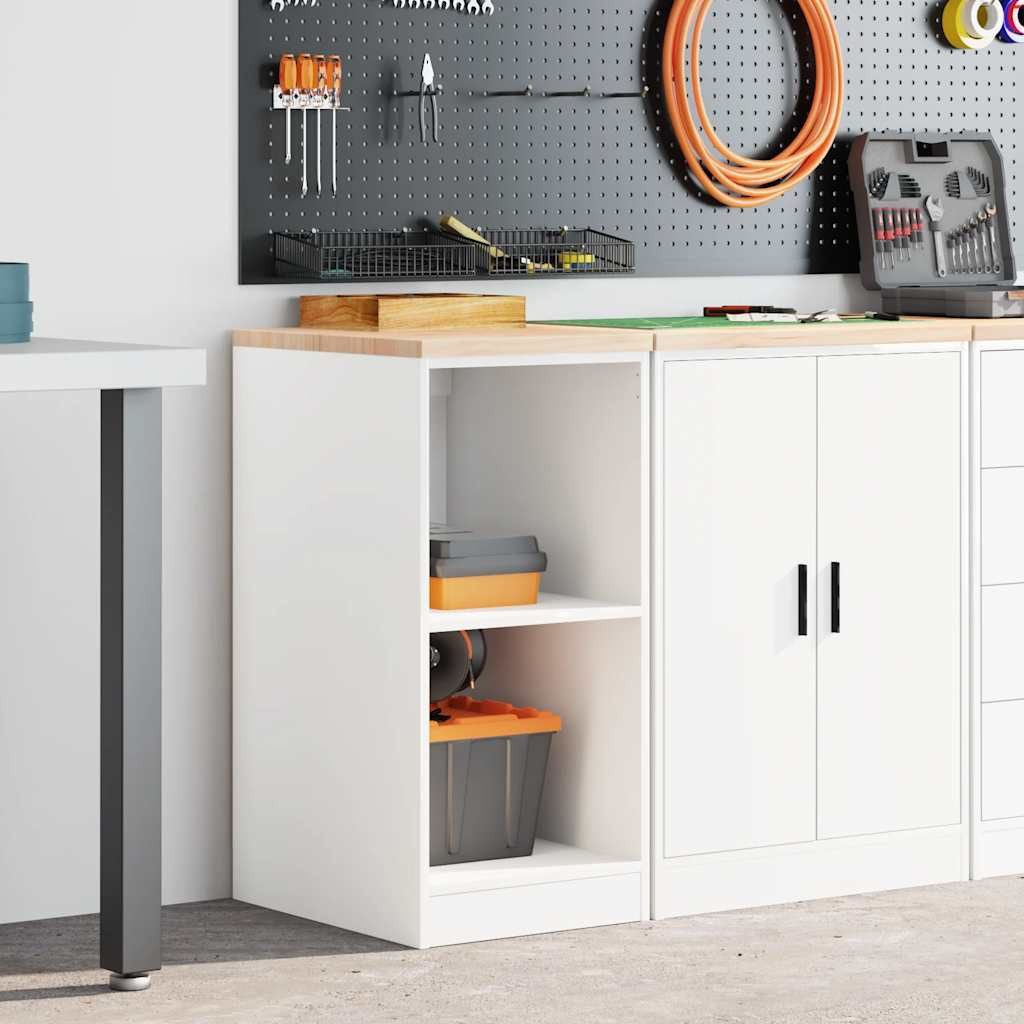 vidaXL Schrankmodule Garagen-Aufbewahrungsschrank Weiß 40x51x85 cm günstig online kaufen