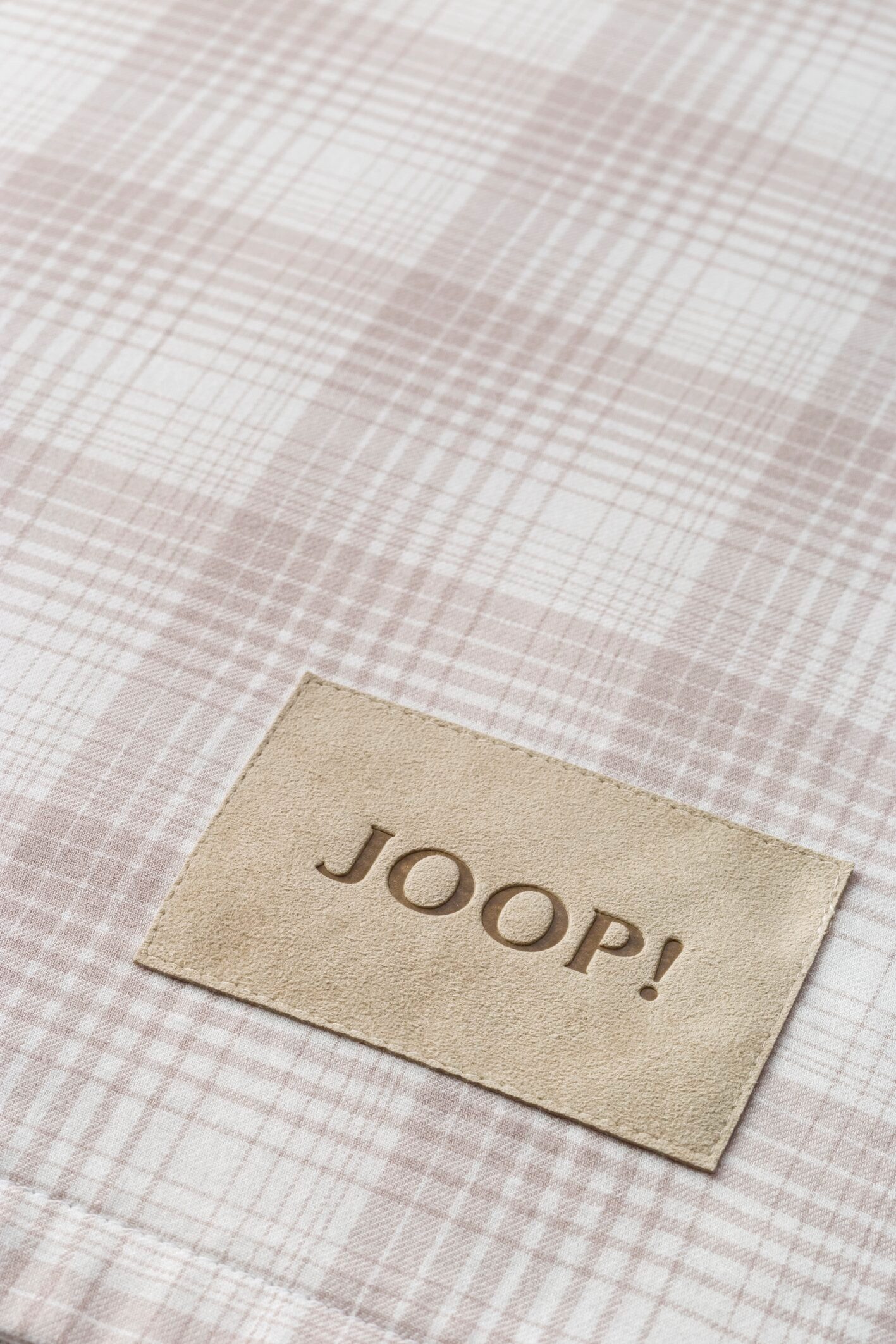 JOOP! Bettwäsche JOOP! LIVING - SOFT CHECKS Garnitur, Textil, 3 teilig