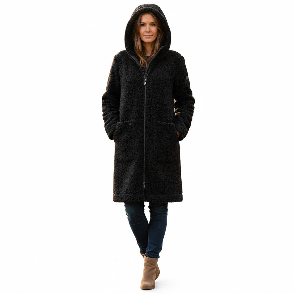 Linea Primero Trekkingjacke LPO Carry Damen Sherpa Fleecemantel – Warm, wei günstig online kaufen