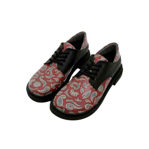 DOGO Red Abstract Outdoorschuh Vegan