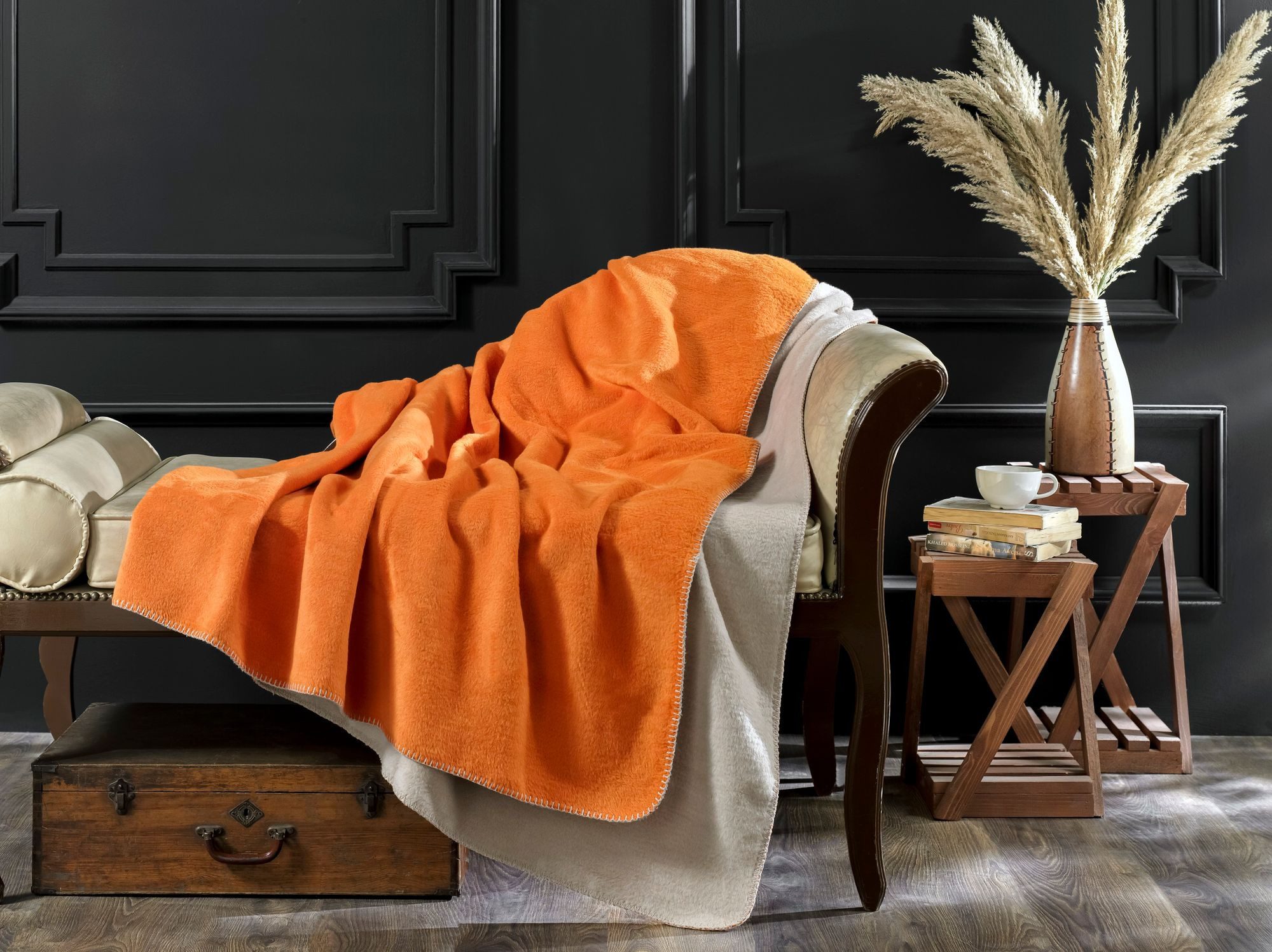 Wohndecke Doubleface Wohndecke Kuscheldecke 2 farbig 150 x 200 cm, KK Shopping