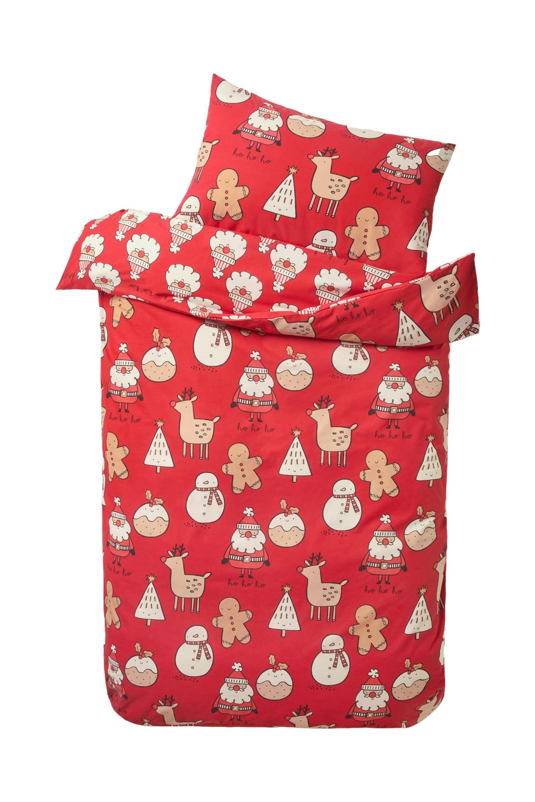 Next Bett-Set Bettbezug und Kissenbezug mit Weihnachtsmotiv, Bezug: Polyest günstig online kaufen