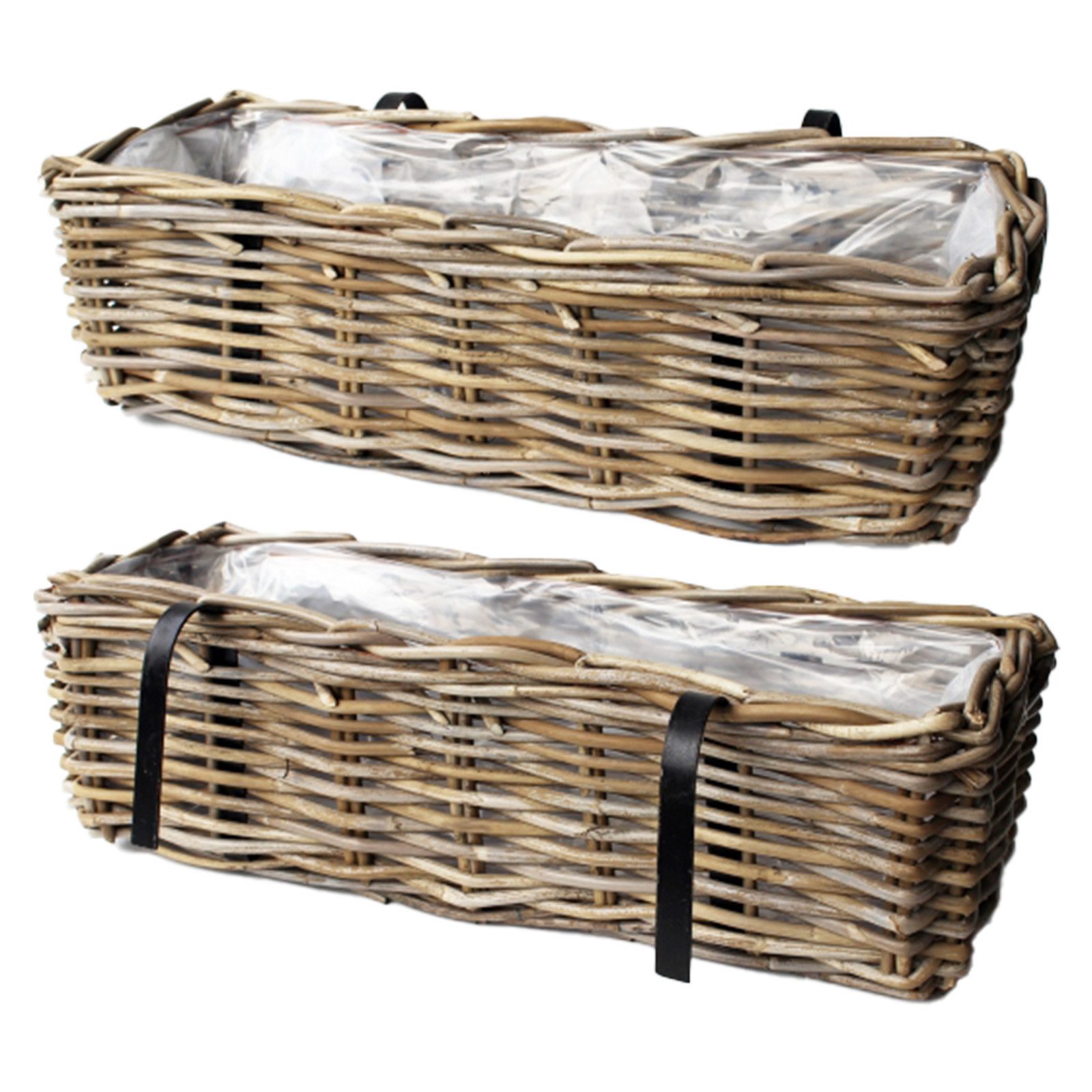 Van der Leeden Blumenkasten Pflanzkasten Balkonkasten Pflanzkorb 60x18x14cm günstig online kaufen