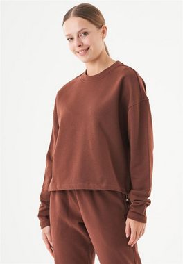 ORGANICATION Sweatshirt Seda-Women's Loose Fit Sweatshirt in Coffee Brown