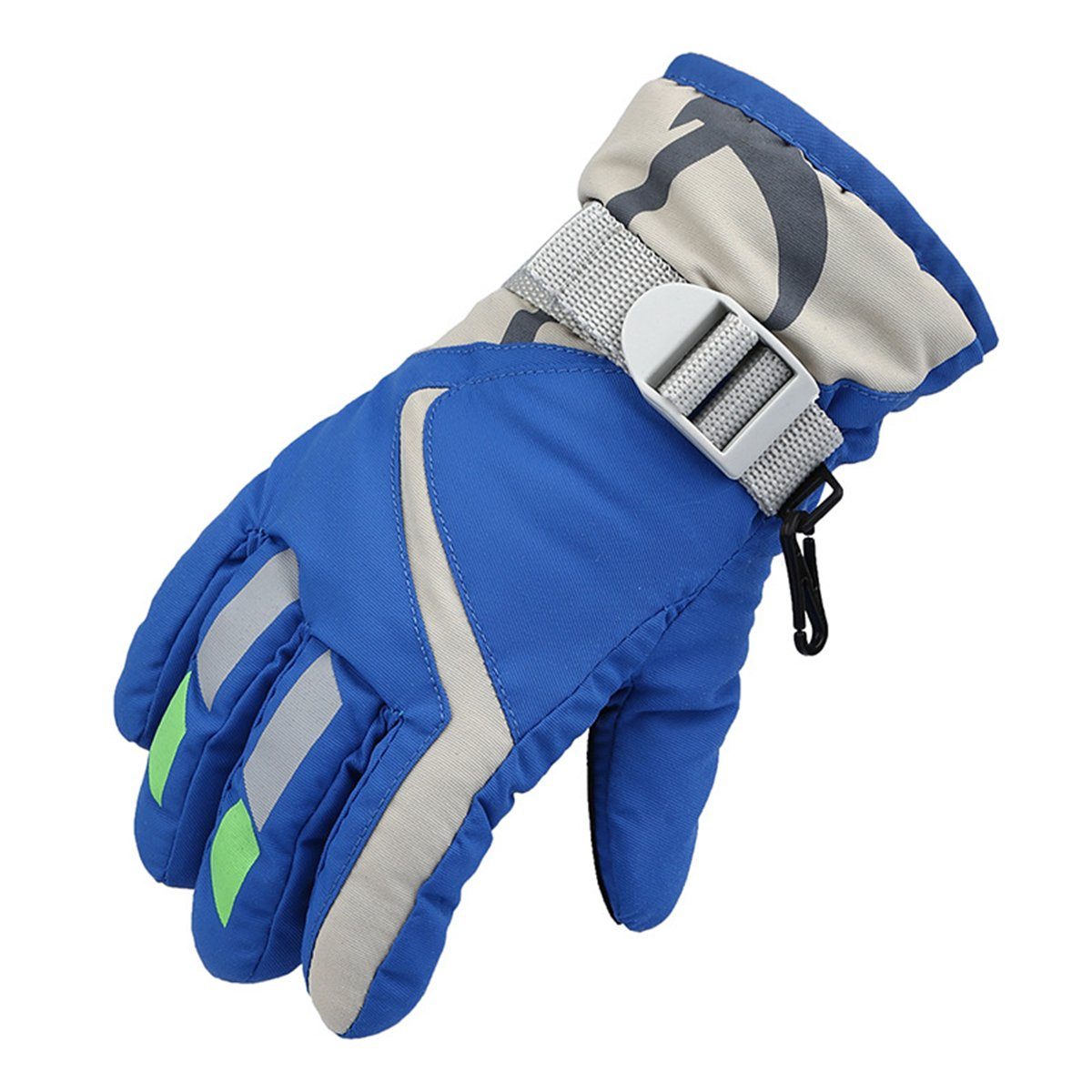 Jungen und für Blau Sterne Mädchen Winter-Thermohandschuhe Die Skihandschuhe