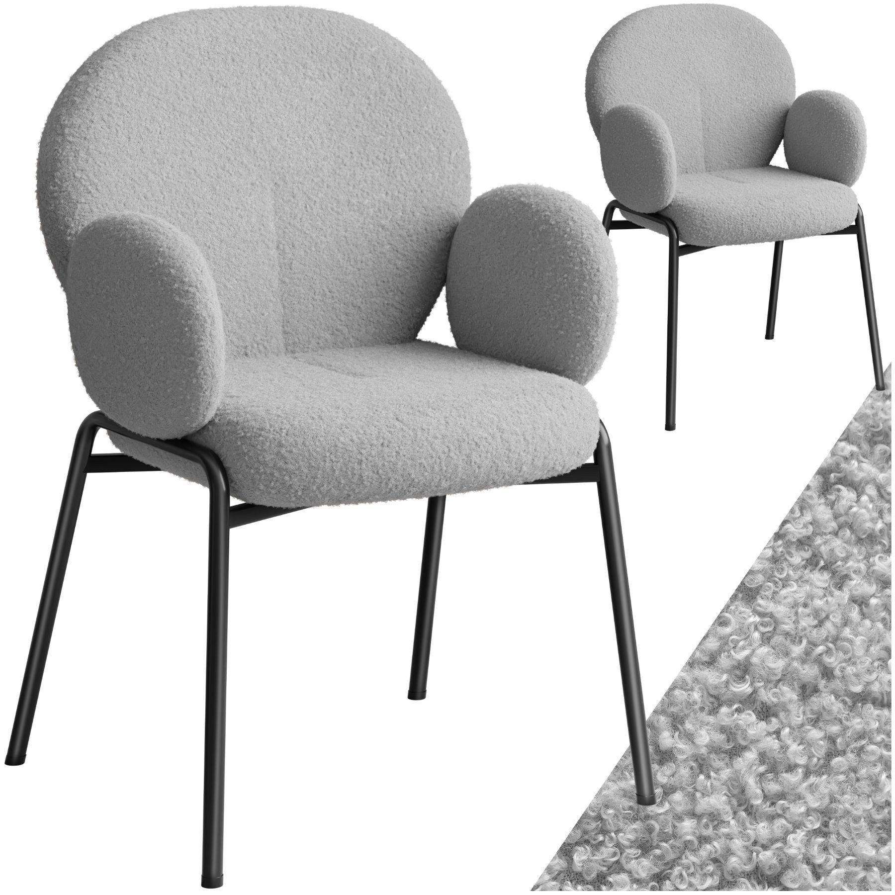 tectake Esszimmerstuhl Stuhl (Set, 2 St), günstig online kaufen