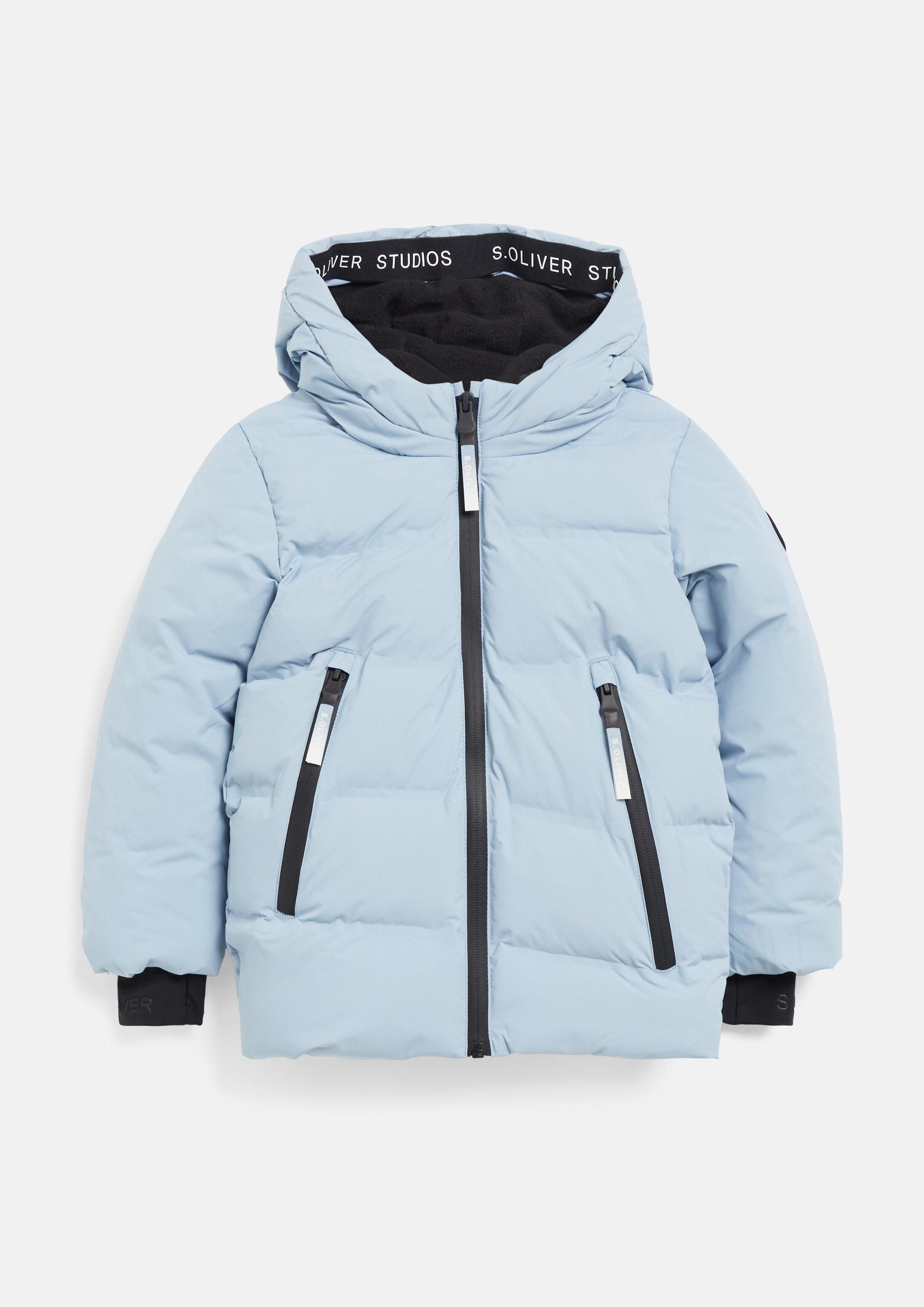 s.Oliver Winterjacke Outdoor-Jacke Wasserabweisende Unisex Outdoor-Jacke mit Fleecefutter