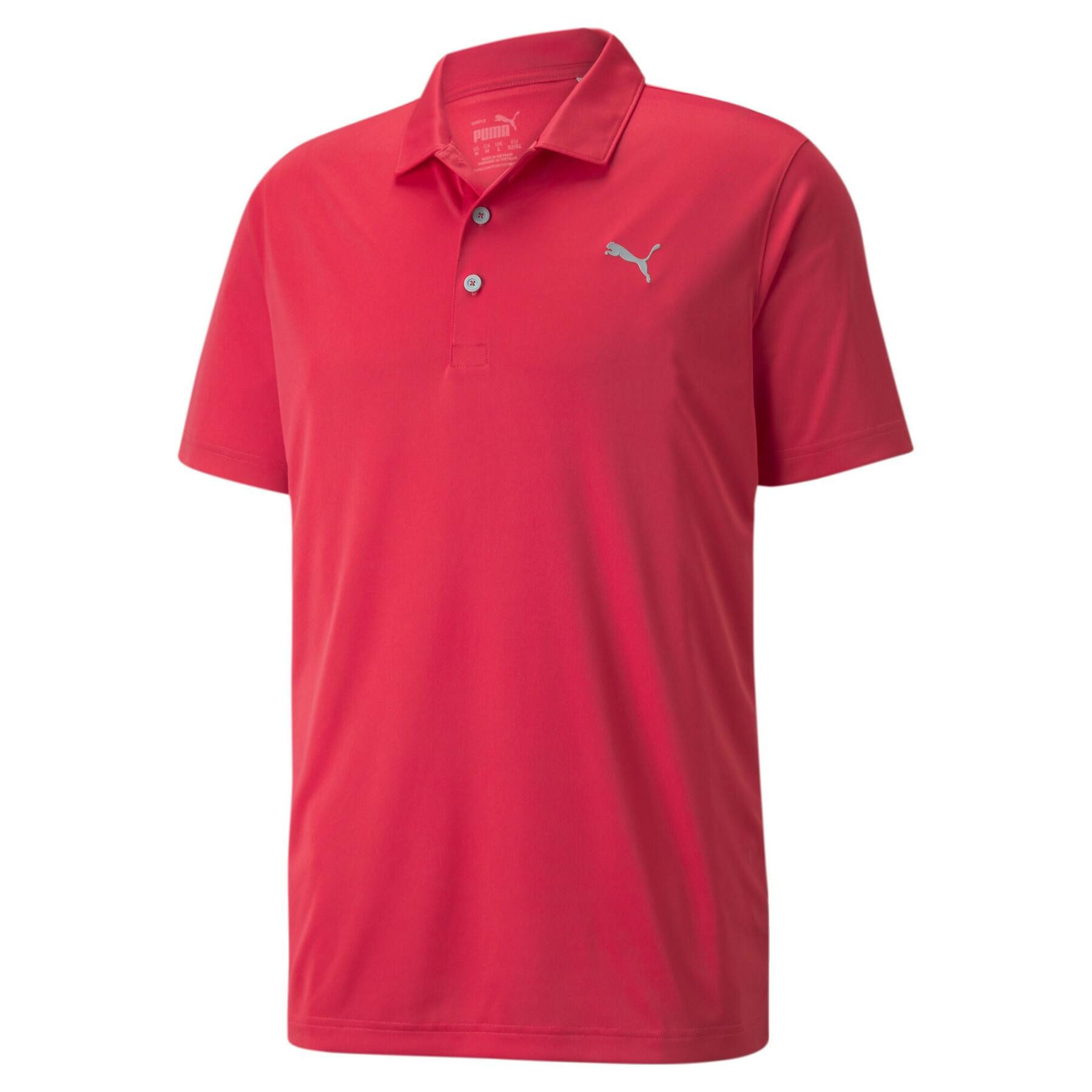 Poloshirt Puma Golf Polo Rotation Rot Herren