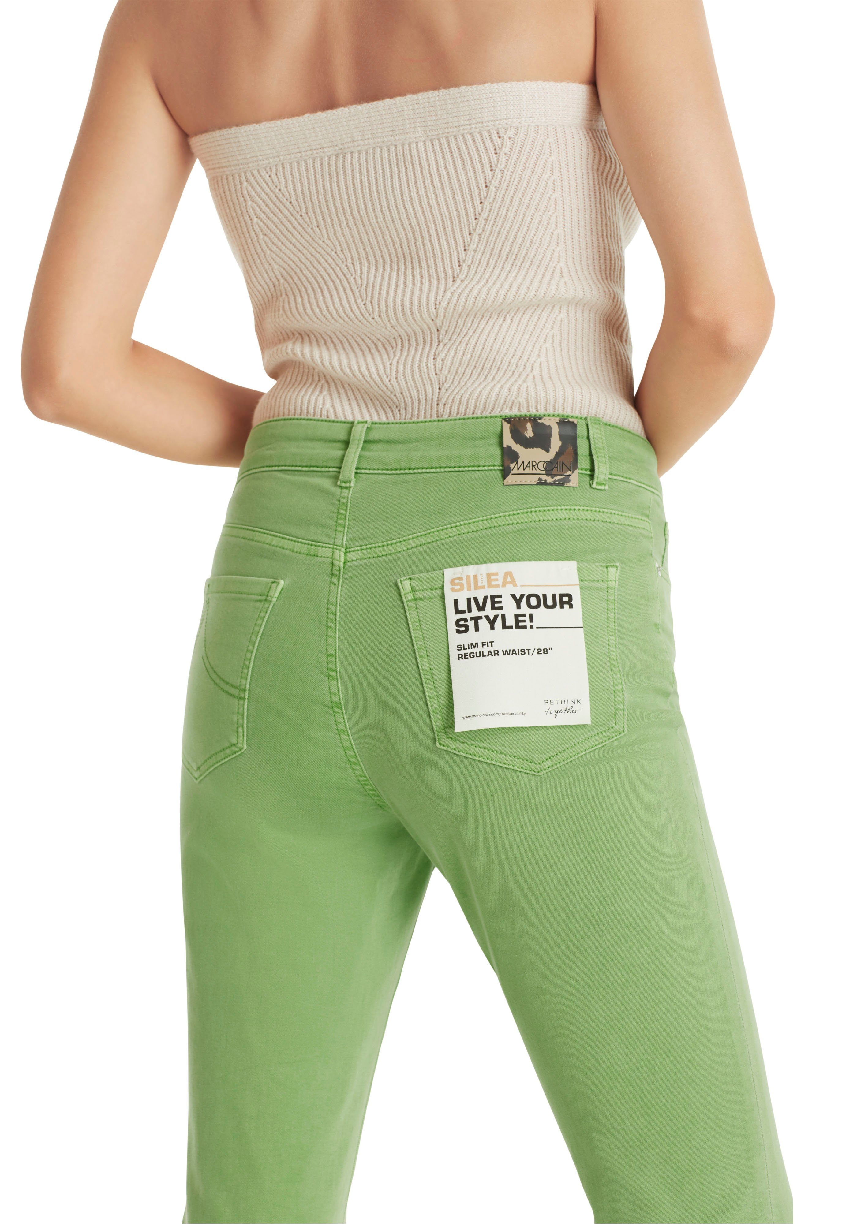 Leo Damenmode Premium "Rethink "Pants Jungle" Slim-fit-Jeans Cain SILEA Together" Marc Jeans