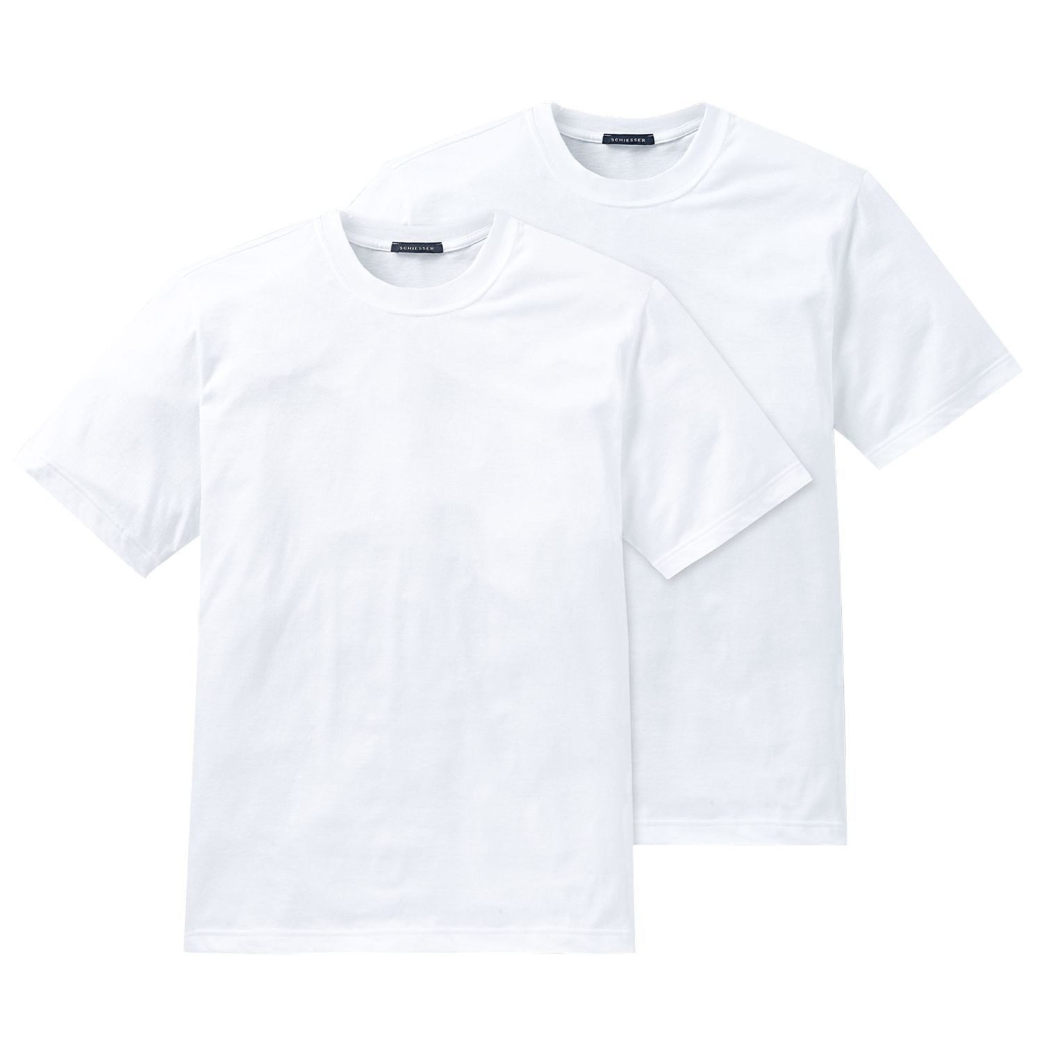 Unterhemd Herren T-Shirt 2er Pack Baumwolle American T-Shirt