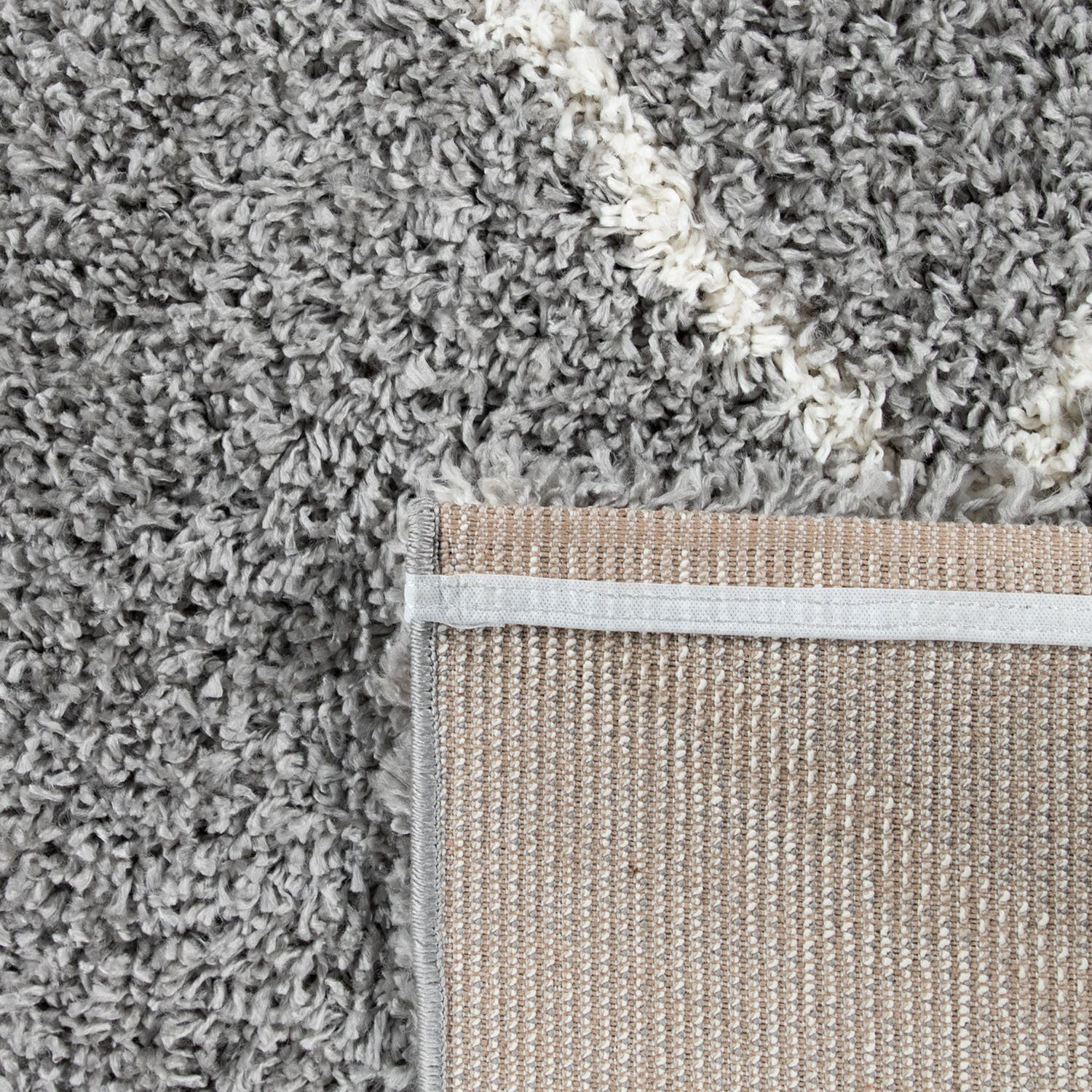Paco Home Hochflor-Teppich Kalmar 442, rund, günstig online kaufen